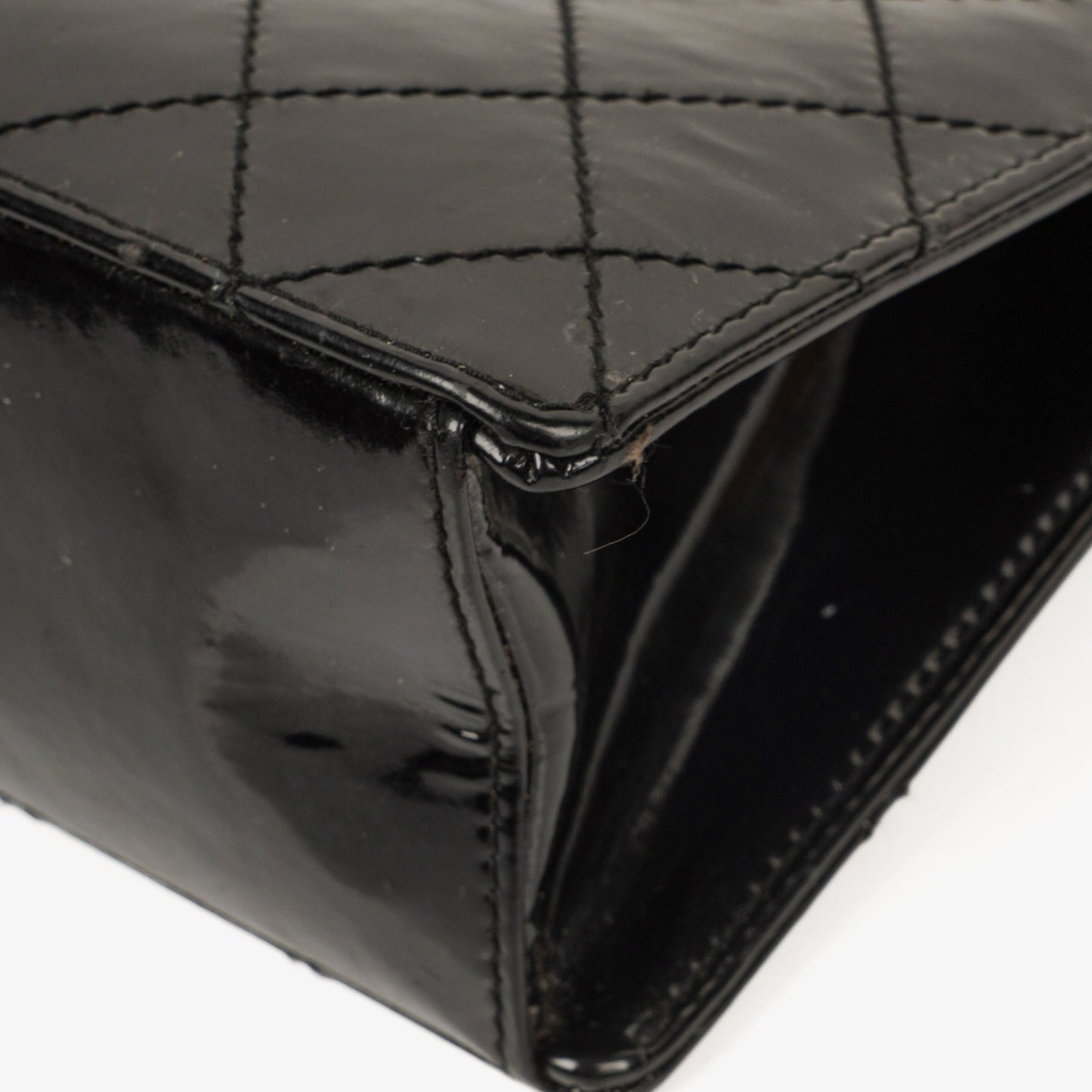 Chanel Metelasse Patent Leather Handbag