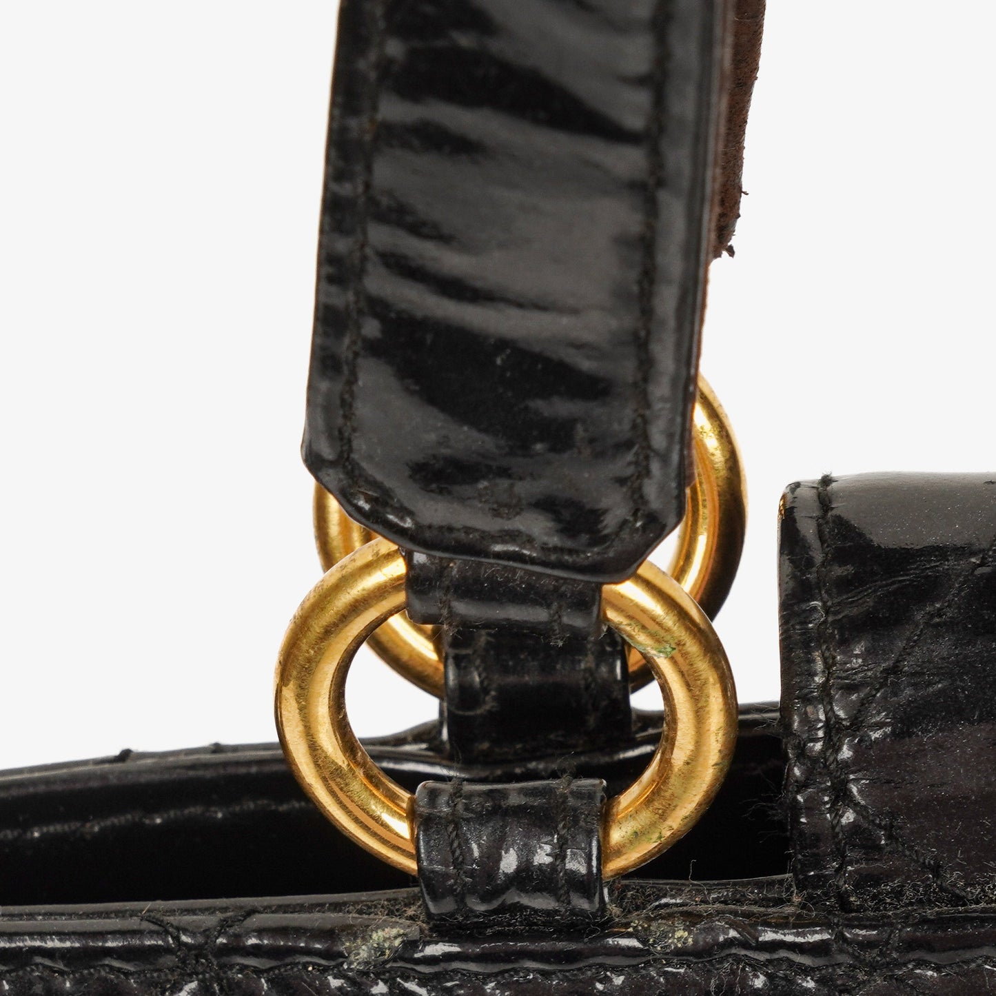 Chanel Metelasse Patent Leather Handbag
