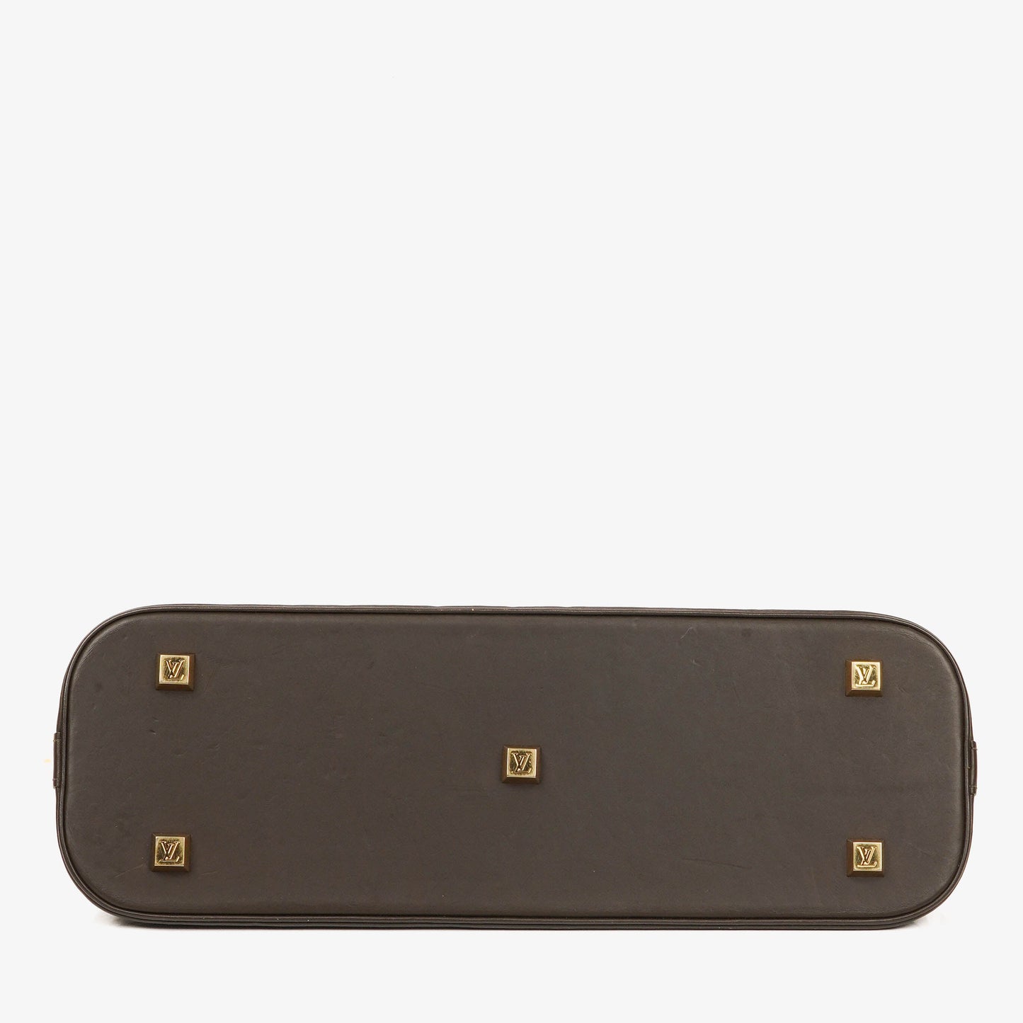 Louis Vuitton Mini Alma Long Brown Monogram Handbag