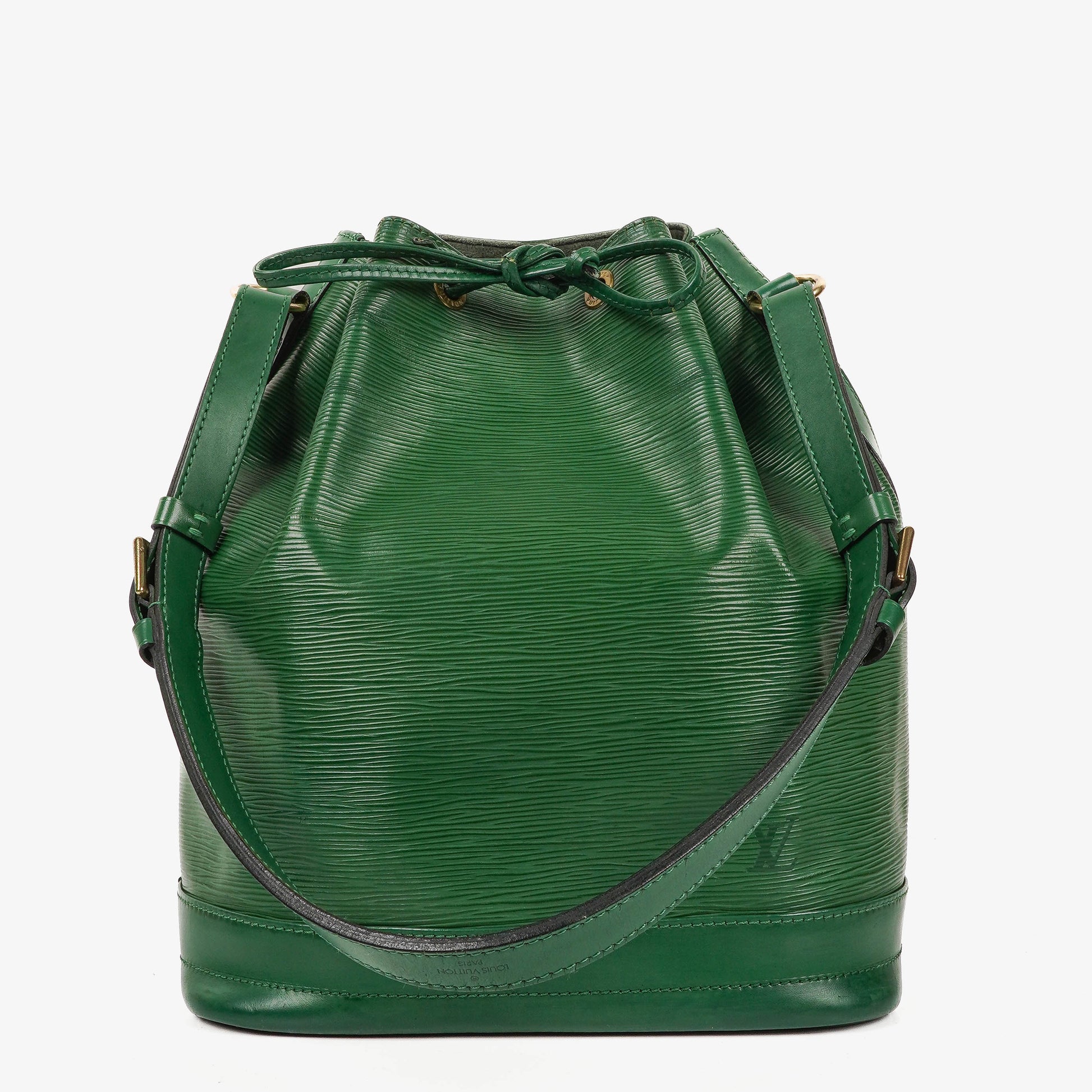 Louis Vuitton Noe Grande GM Green EPI Leather Shoulder Bag