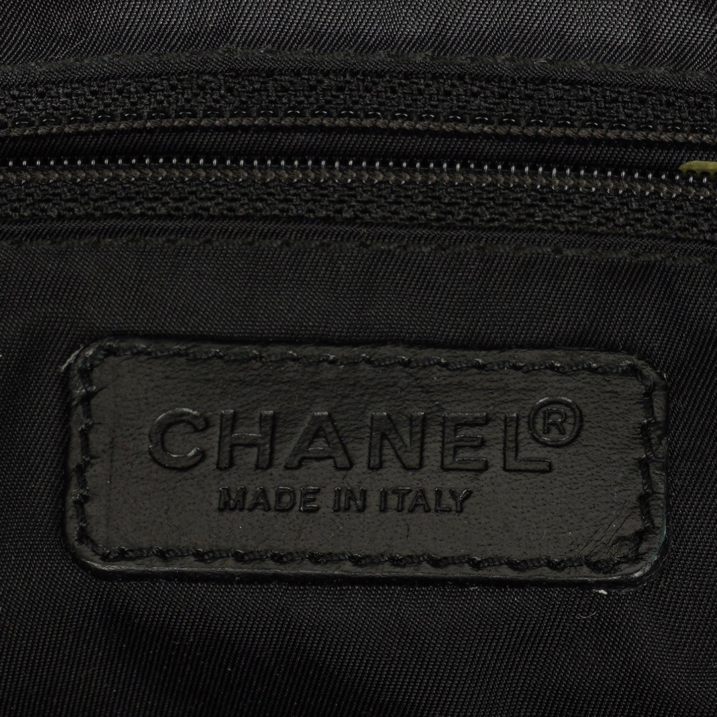 Chanel Black New Travel Line Nylon Mini Boston Bag