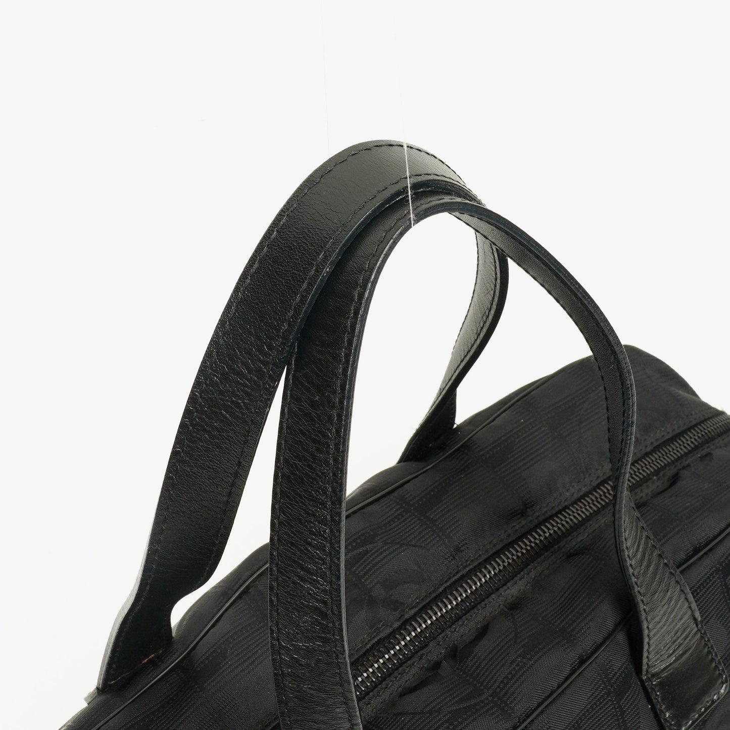 Chanel Black New Travel Line Nylon Mini Boston Bag