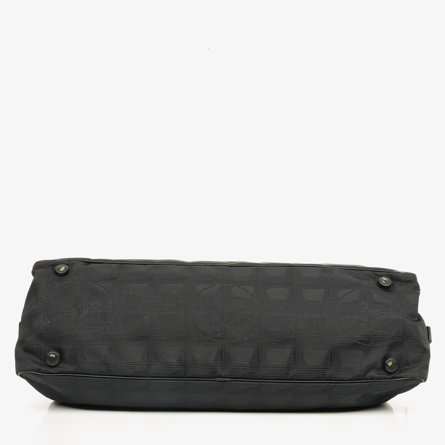 Chanel Black New Travel Line Nylon Mini Boston Bag
