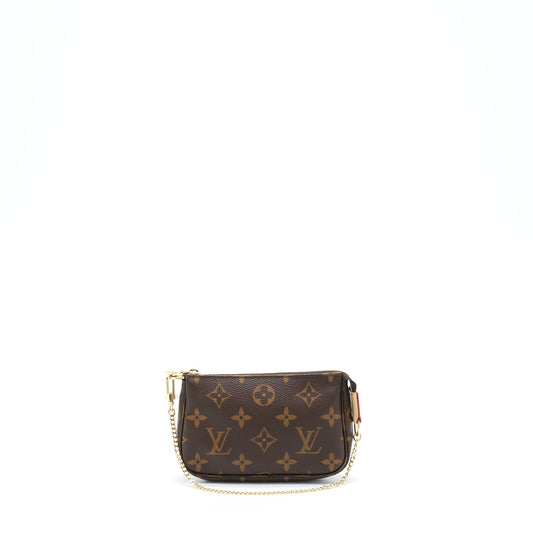 Louis Vuitton Mini Pochette Monogram Canvas Year 2020