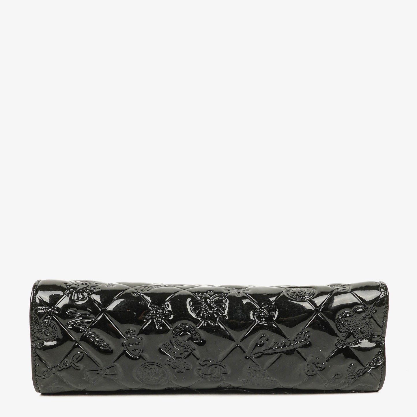 Chanel Lucky Charm Black Patent Leather Pochette