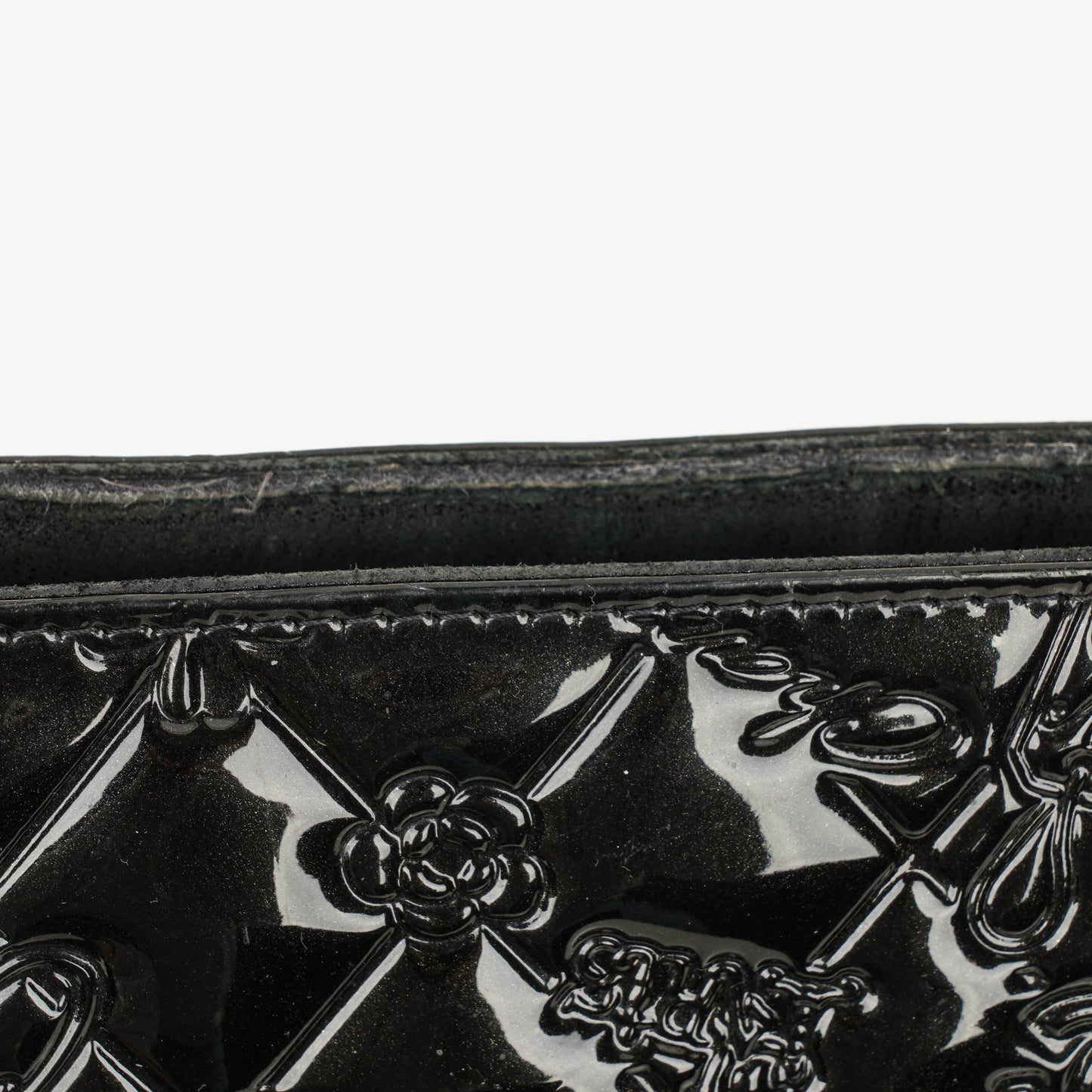 Chanel Lucky Charm Black Patent Leather Pochette