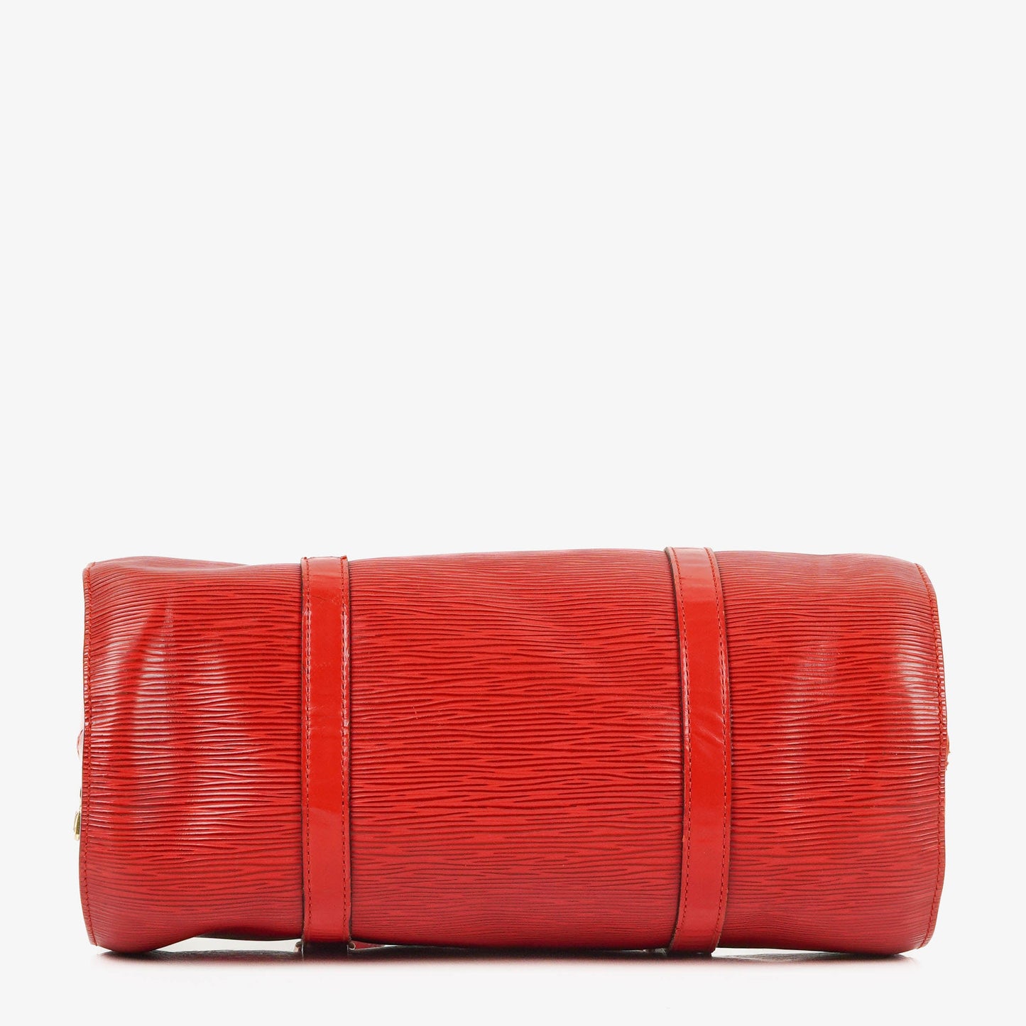 Louis Vuitton Soufflot Handbag In Red Epi Leather