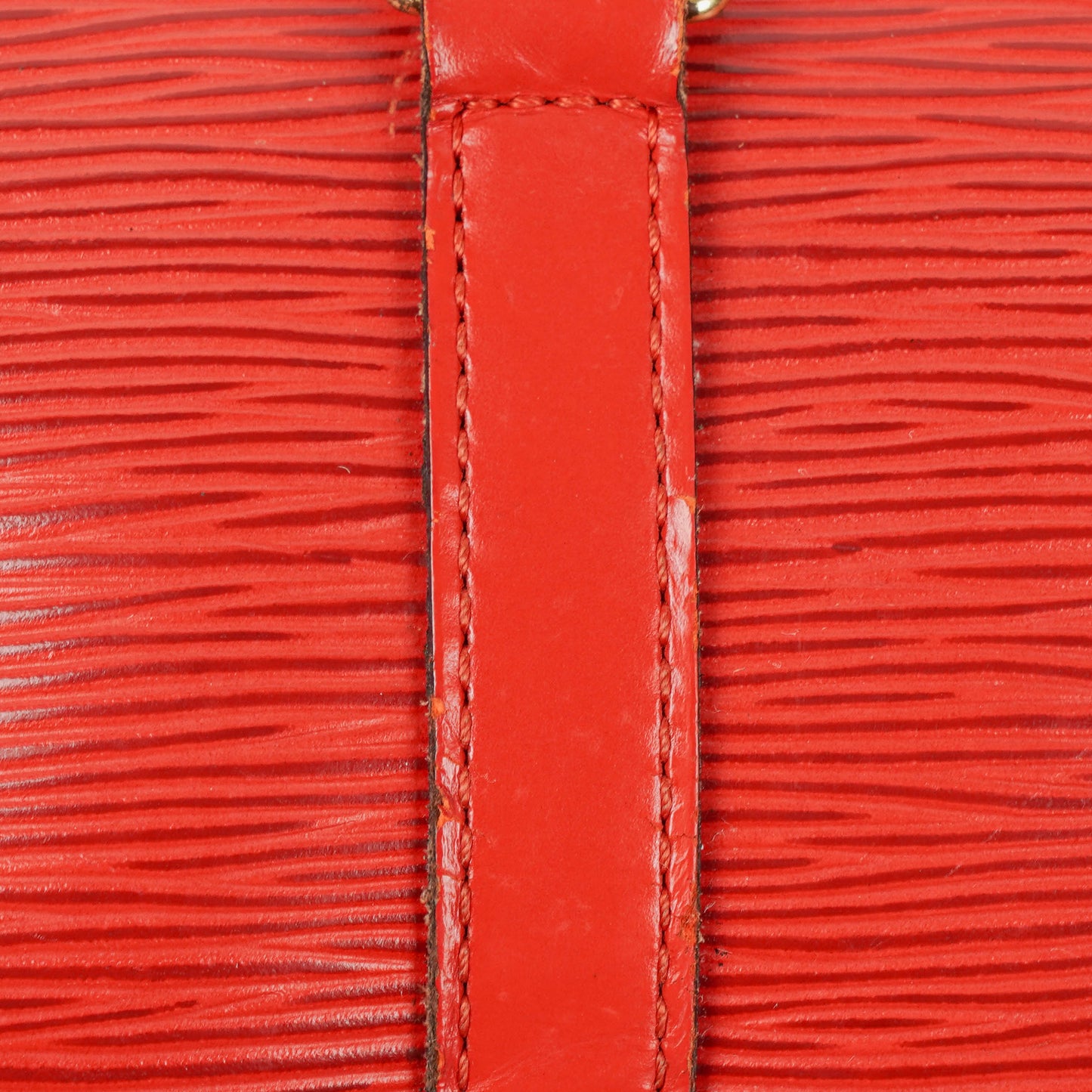 Louis Vuitton Soufflot Handbag In Red Epi Leather