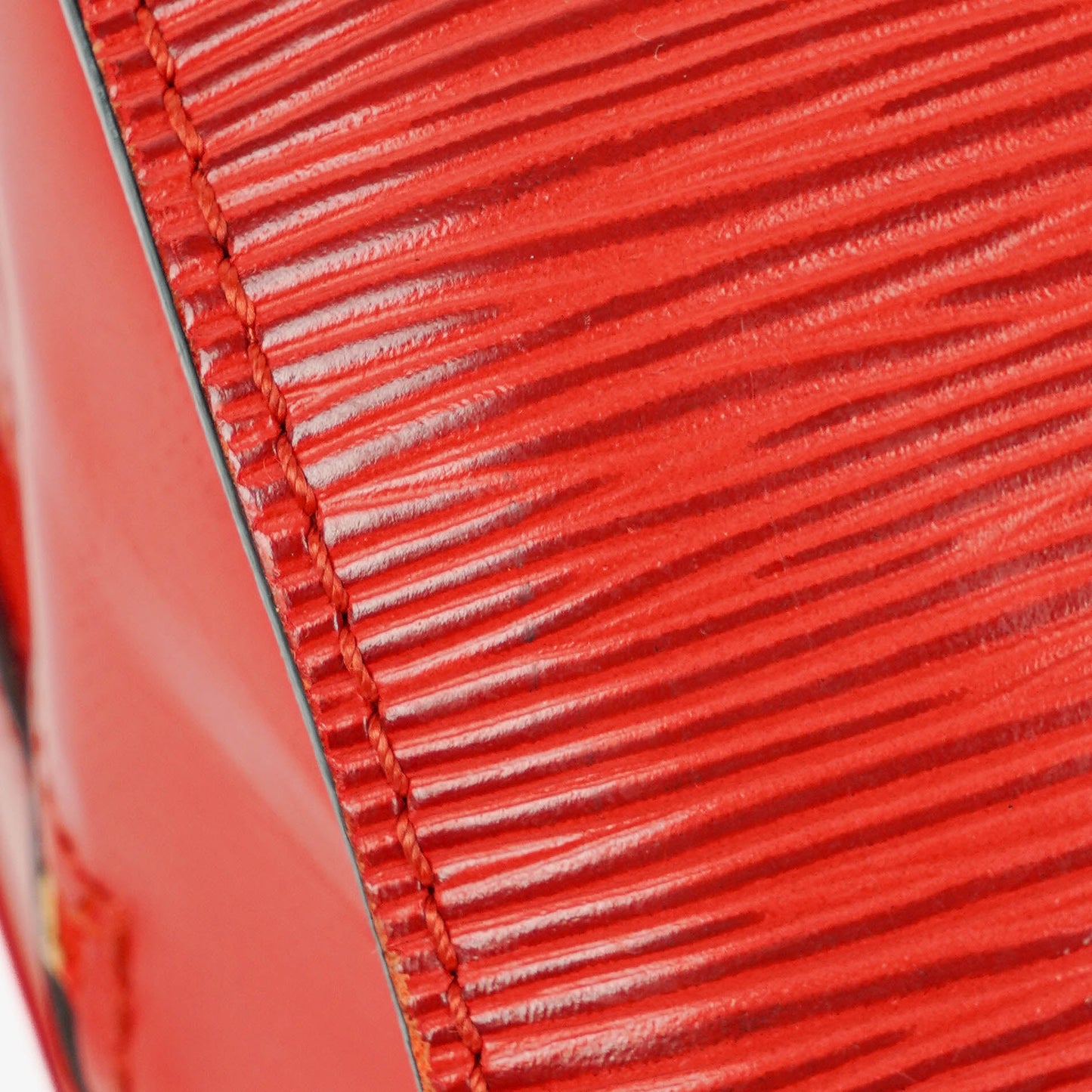 Louis Vuitton Soufflot Handbag In Red Epi Leather