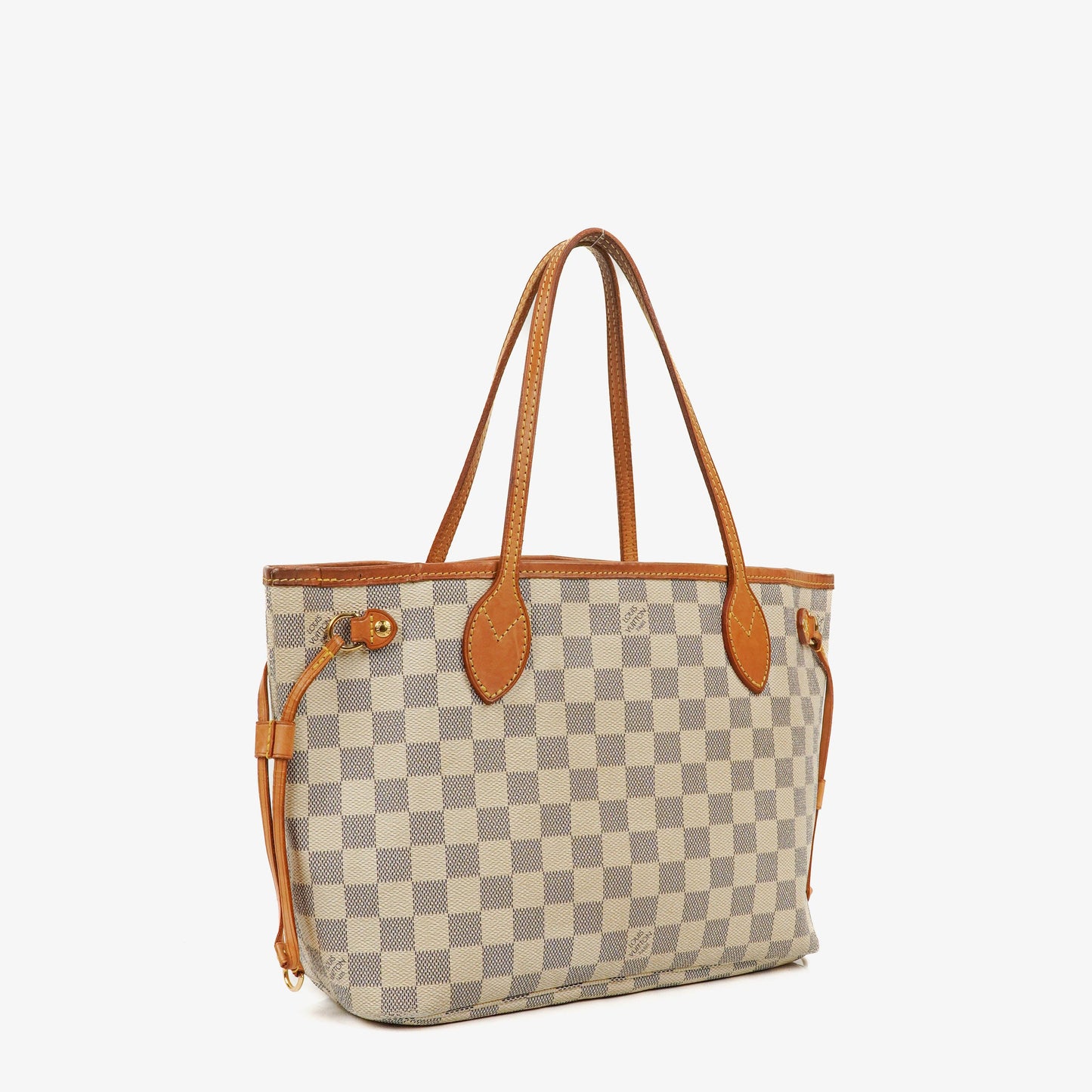 Louis Vuitton Damier Azur Coated Canvas Neverfull PM Tote Bag