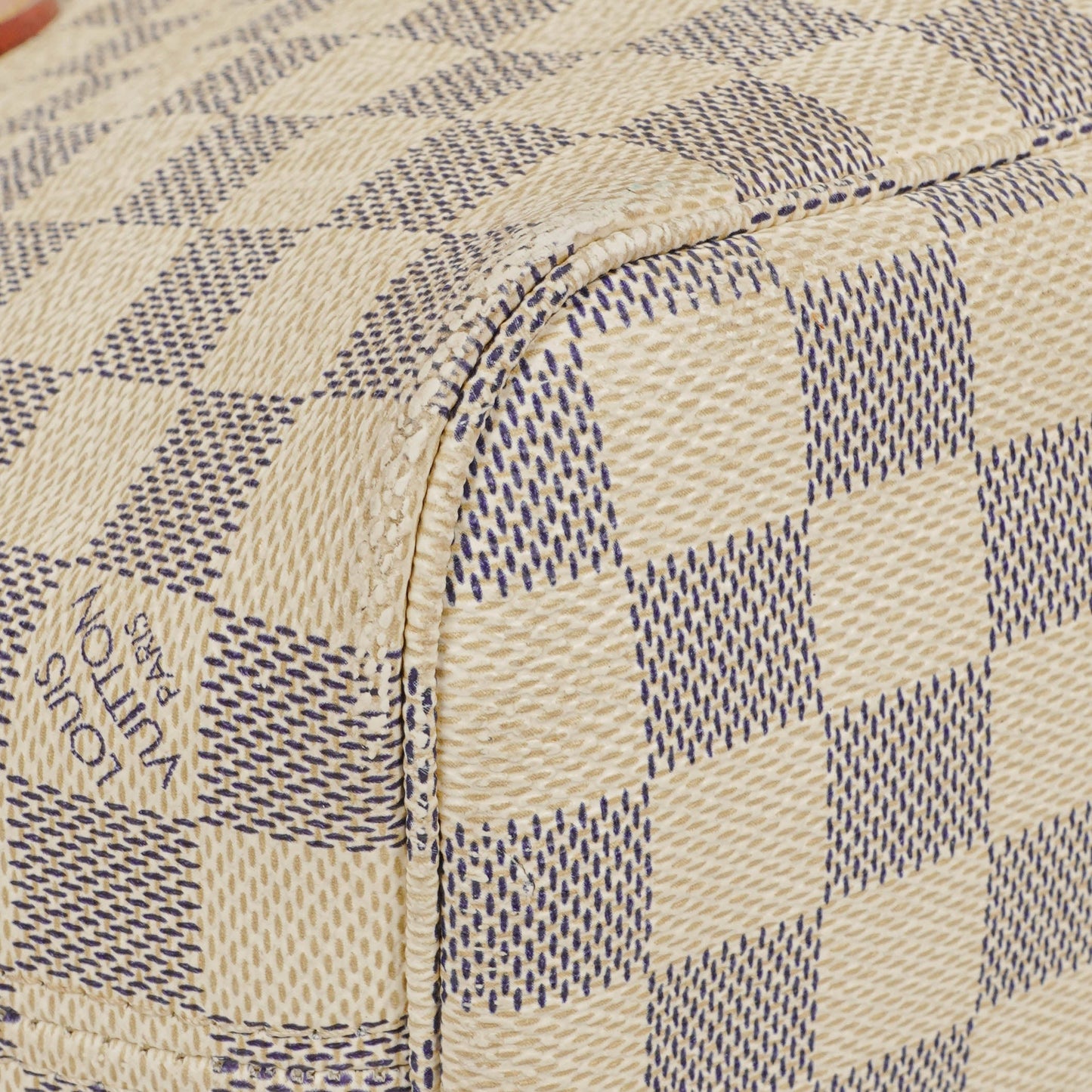 Louis Vuitton Damier Azur Coated Canvas Neverfull PM Tote Bag