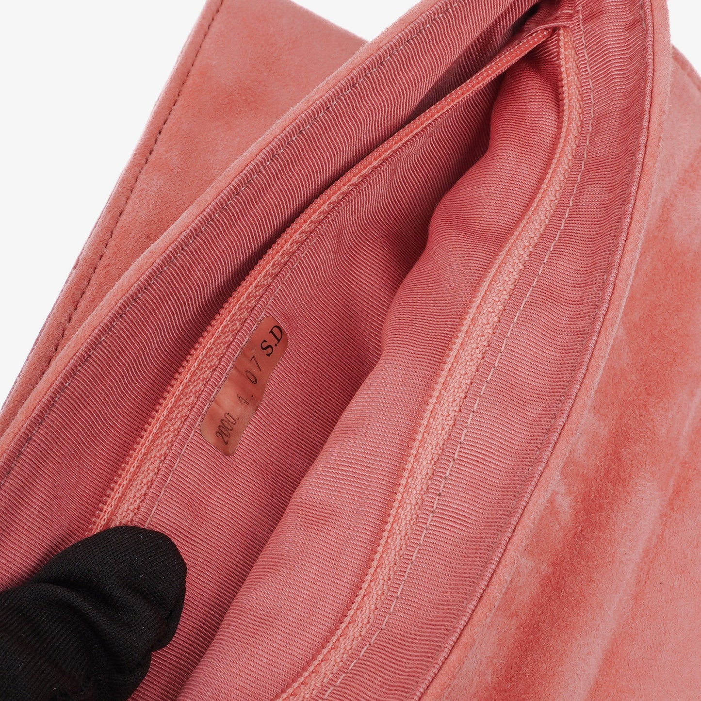 Chanel Pink Suede Chocolate Bar Mademoiselle Flap Bag