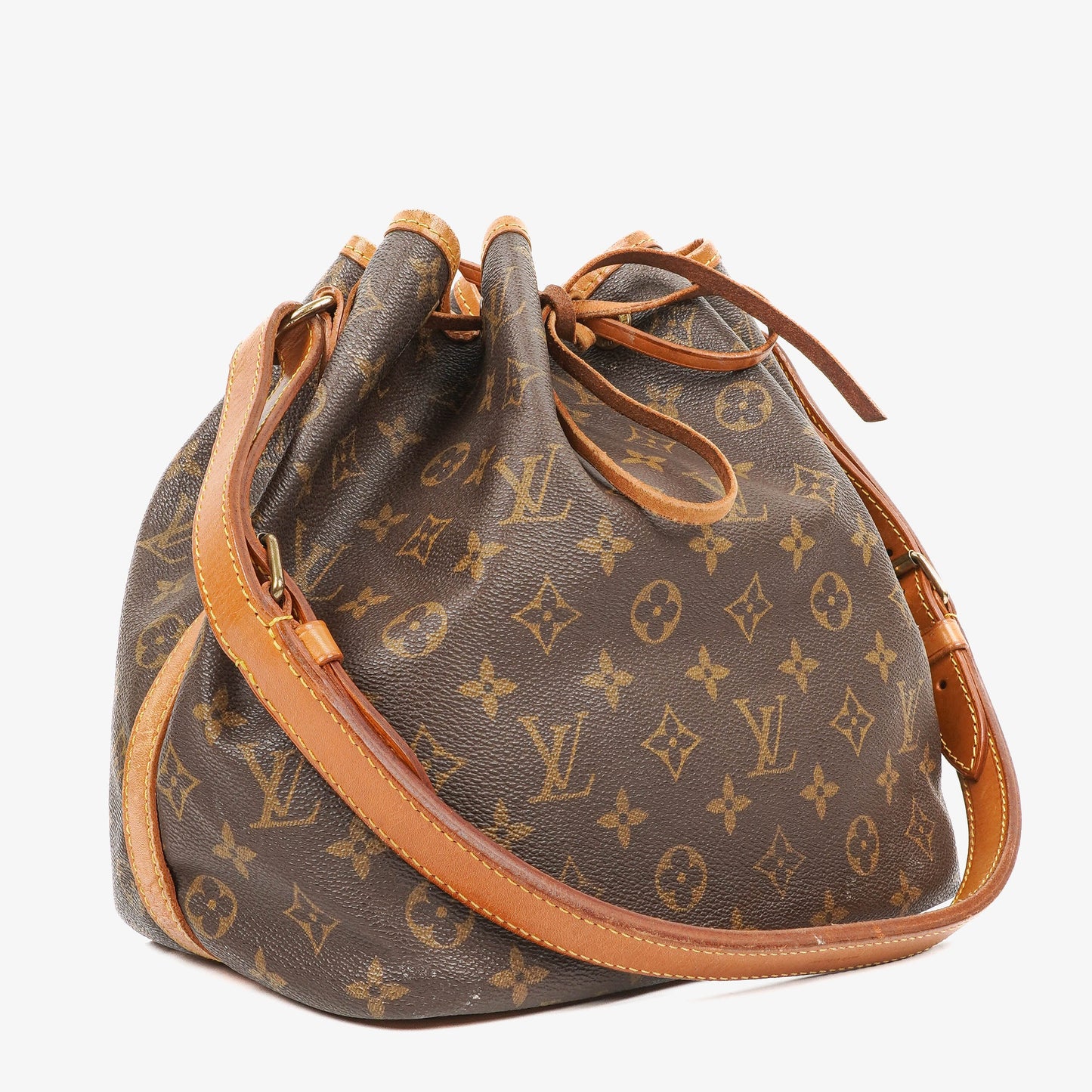 Louis Vuitton Petit Noe Monogram Canvas Shoulder Bag