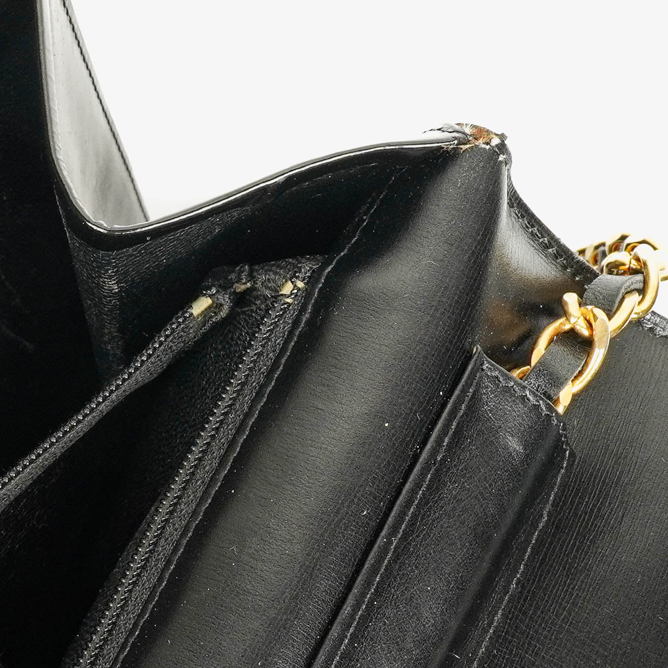 Chanel Patent Chevron Quilted Single Flap Bag