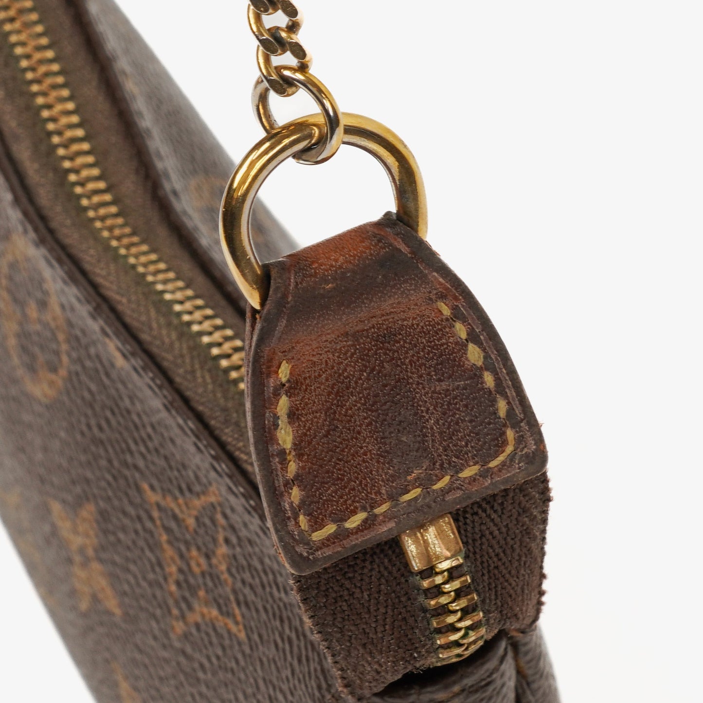 Louis Vuitton Mini Pochette Accessoires Monogram Canvas Clutch Handbag