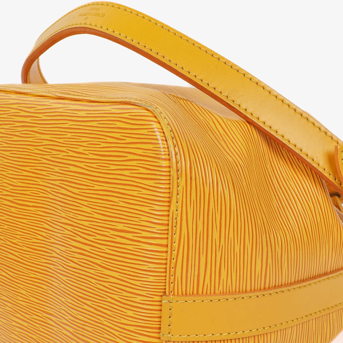 Louis Vuitton Petit Noe Yellow EPI Leather Shoulder Bag
