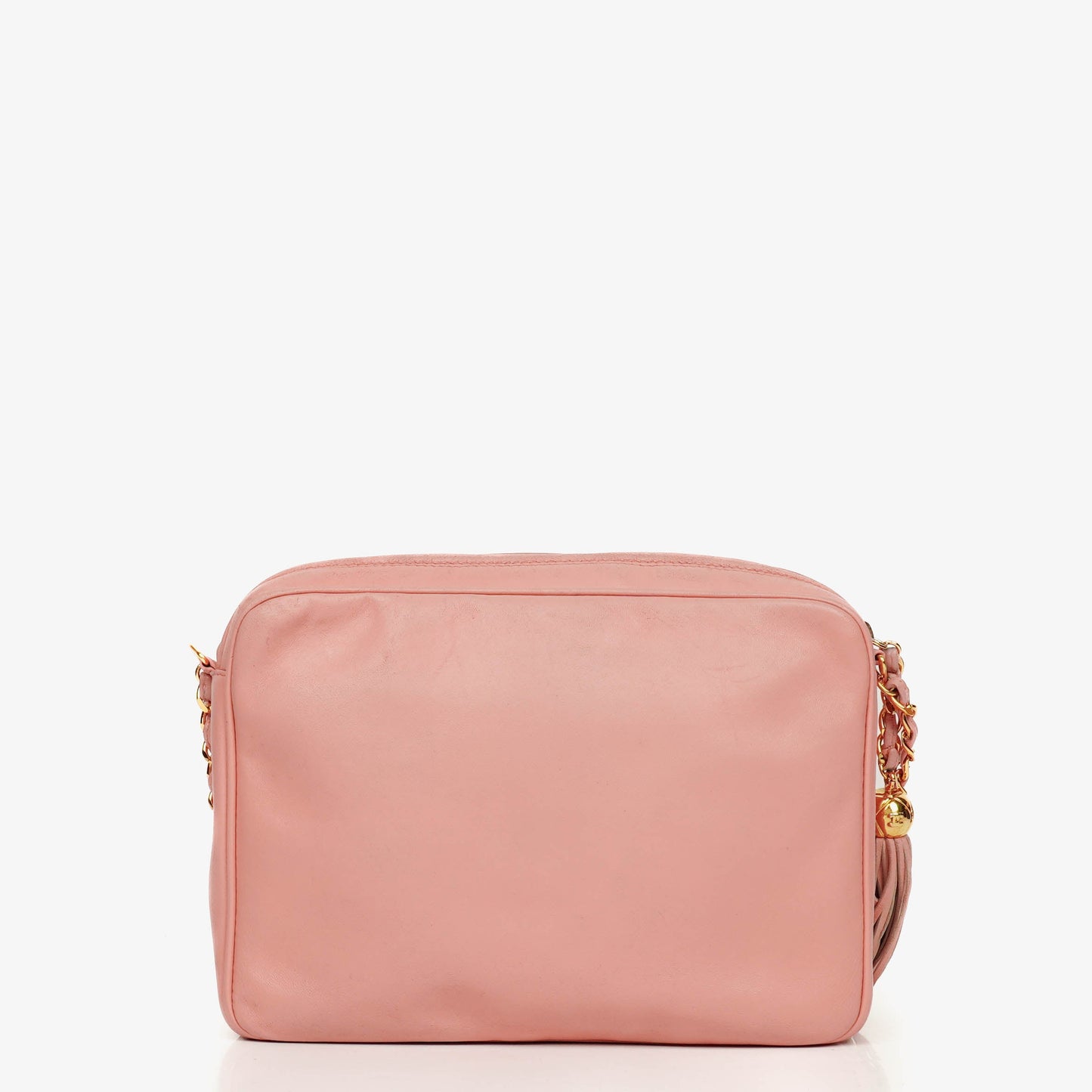 Chanel Triple CC Camera Tassel Lambskin Shoulder Bag
