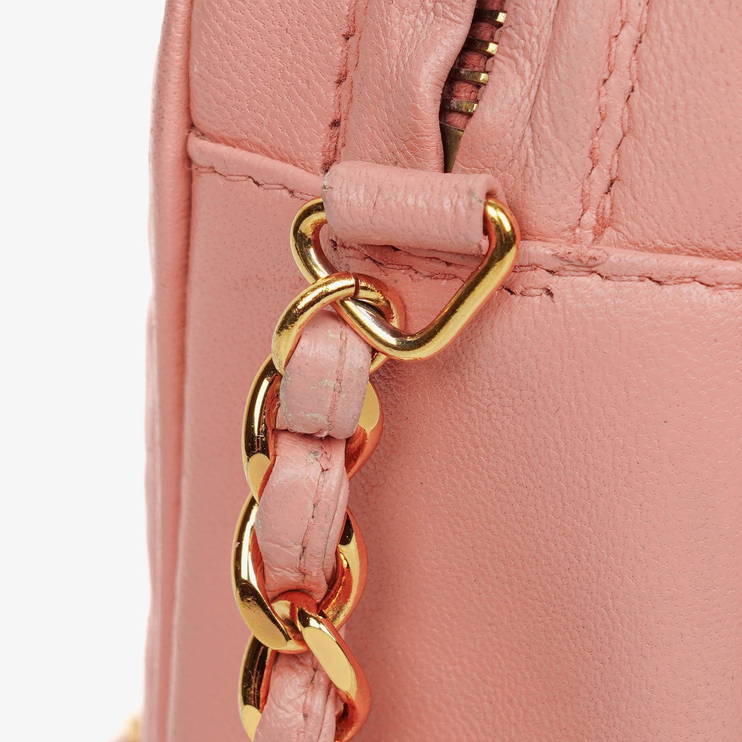 Chanel Triple CC Camera Tassel Lambskin Shoulder Bag
