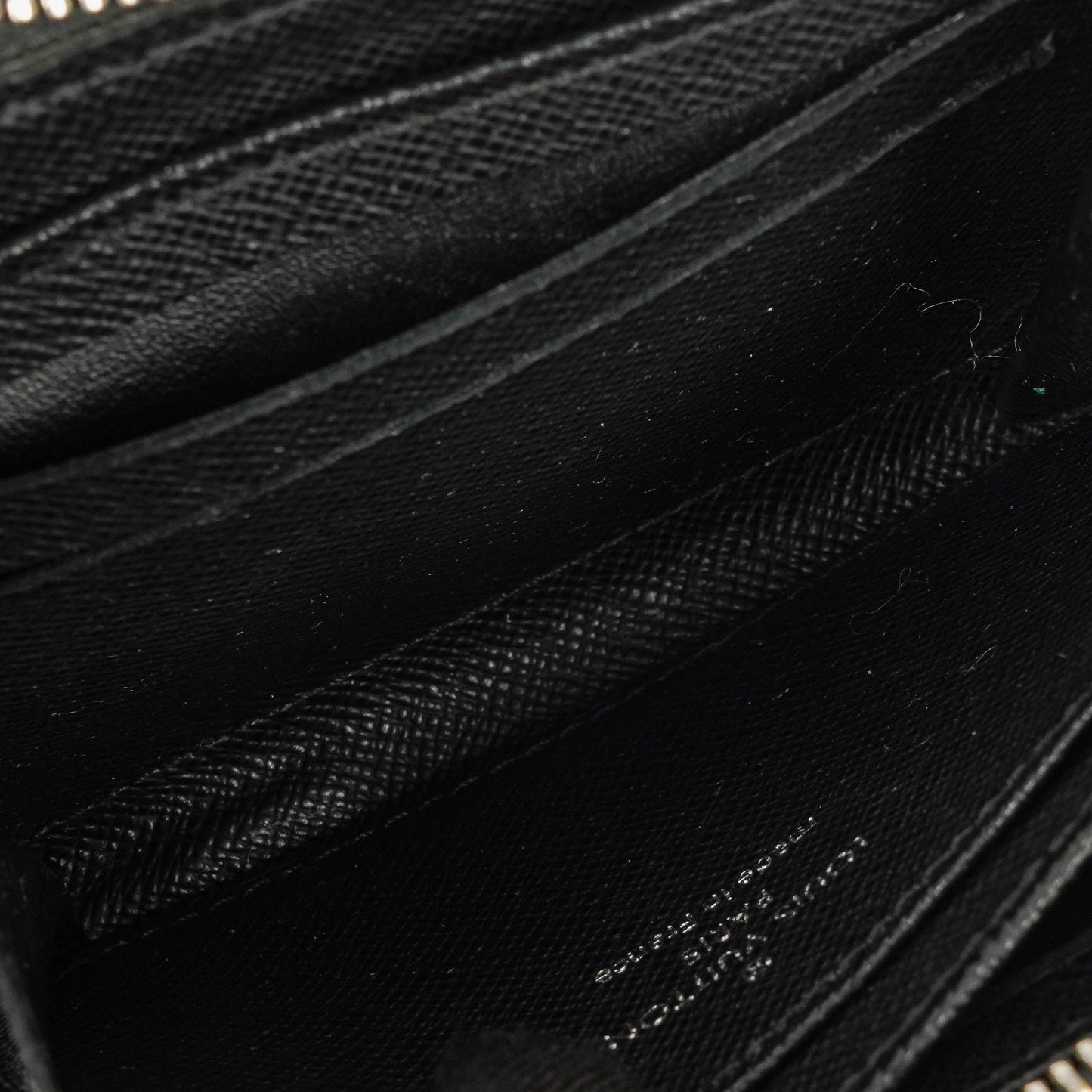 Louis Vuitton Zippy Black Epi Leather Coin Purse.