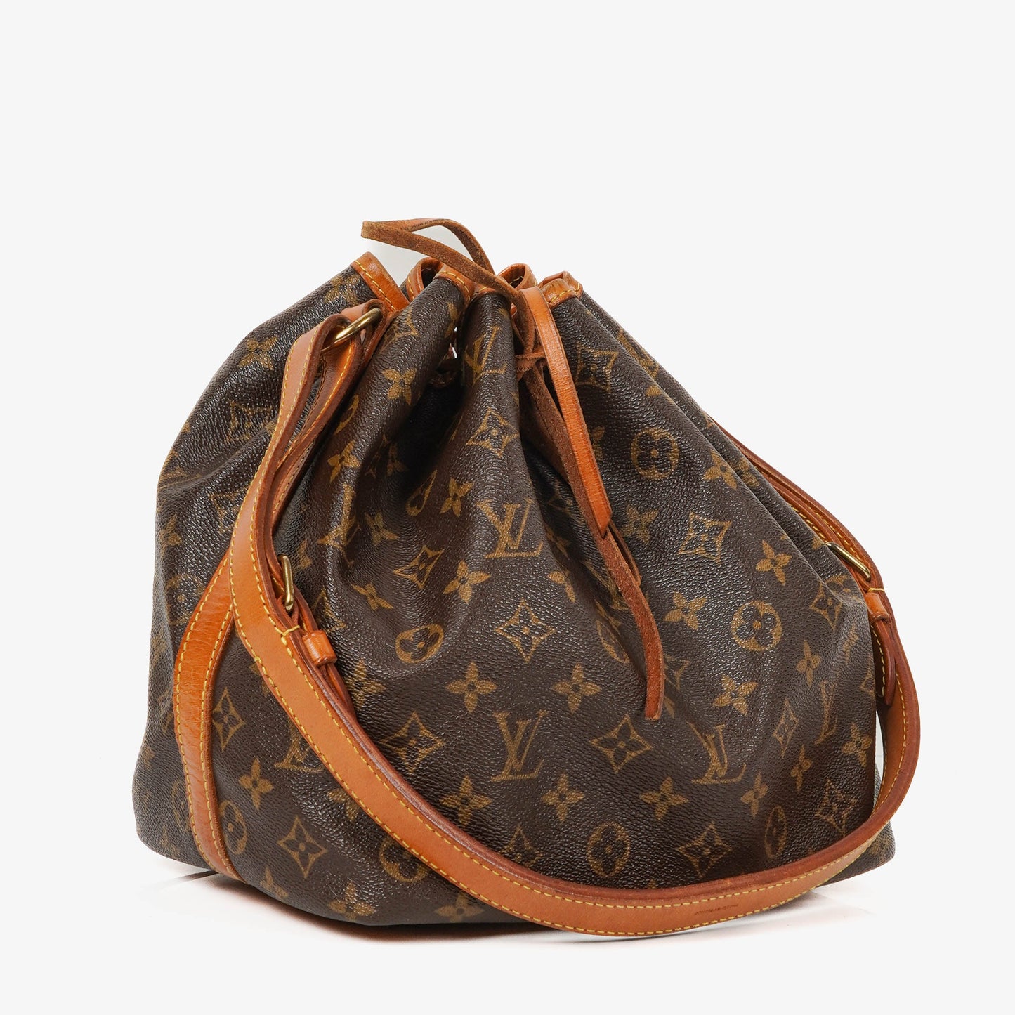 Louis Vuitton Petit Noe Monogram Canvas Shoulder Bag