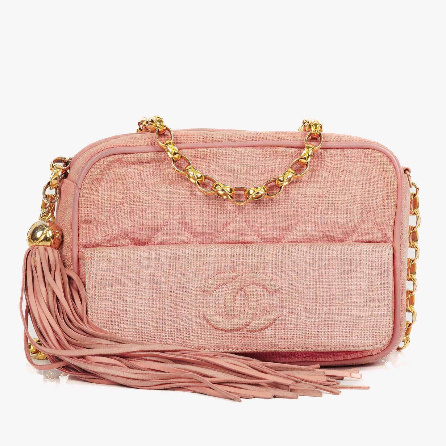 Chanel CC Mark Fringe Tassel Camera Bag