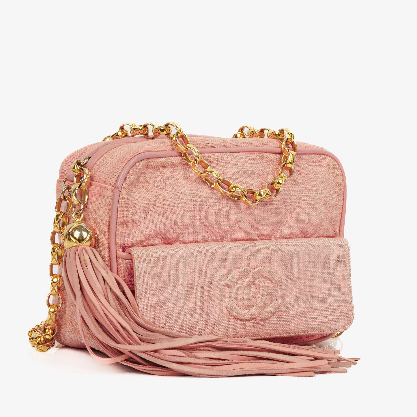 Chanel CC Mark Fringe Tassel Camera Bag