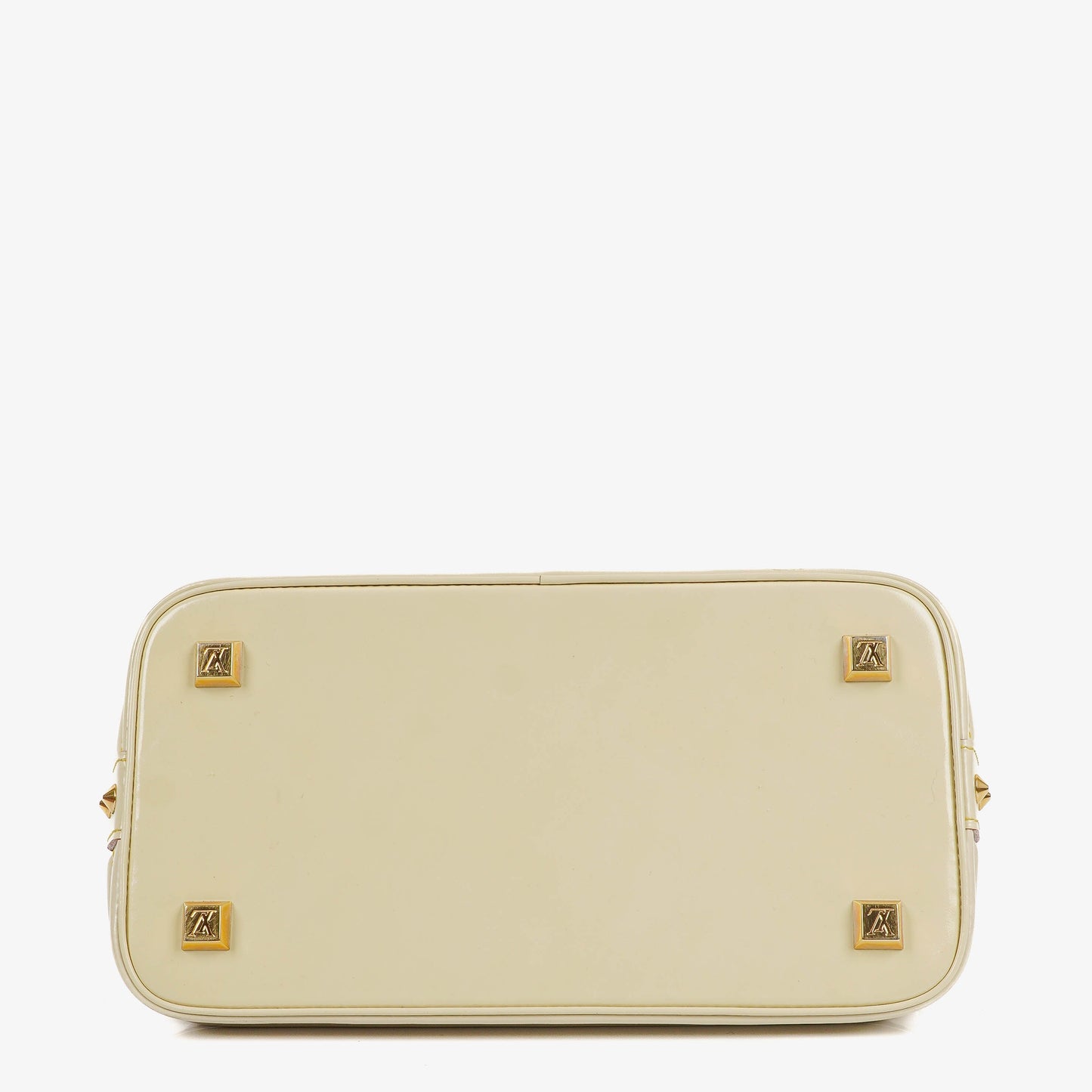 Louis Vuitton Lockit White Suhali Leather Bag