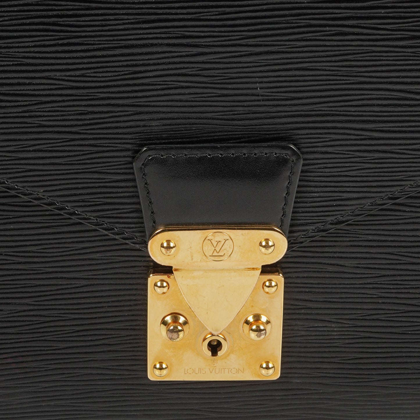 Louis Vuitton Concorde Black EPI Leather Bag