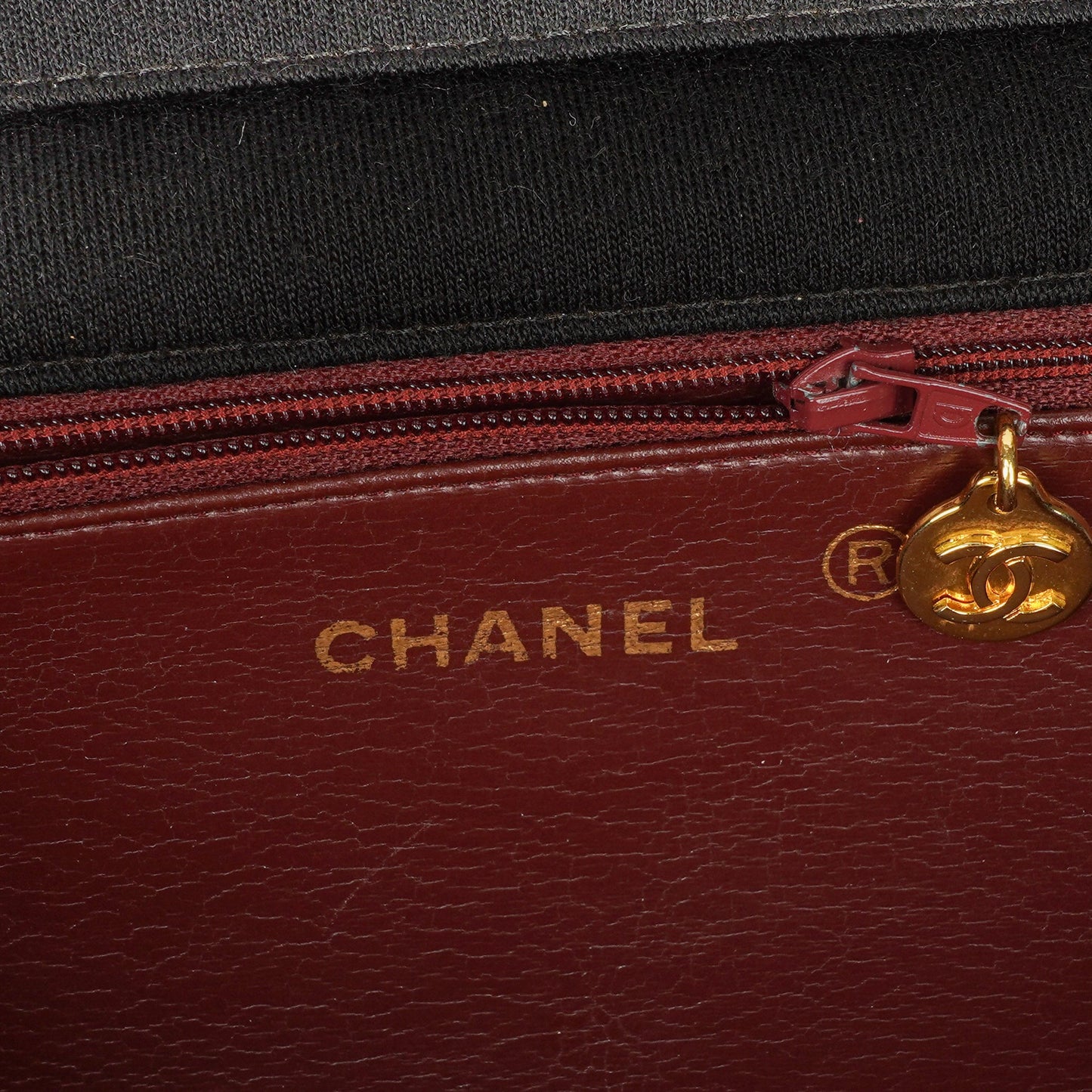 Chanel Classic Full Flap Bag Black Quilted Jersey With 24K Gold-Plated Hardware
