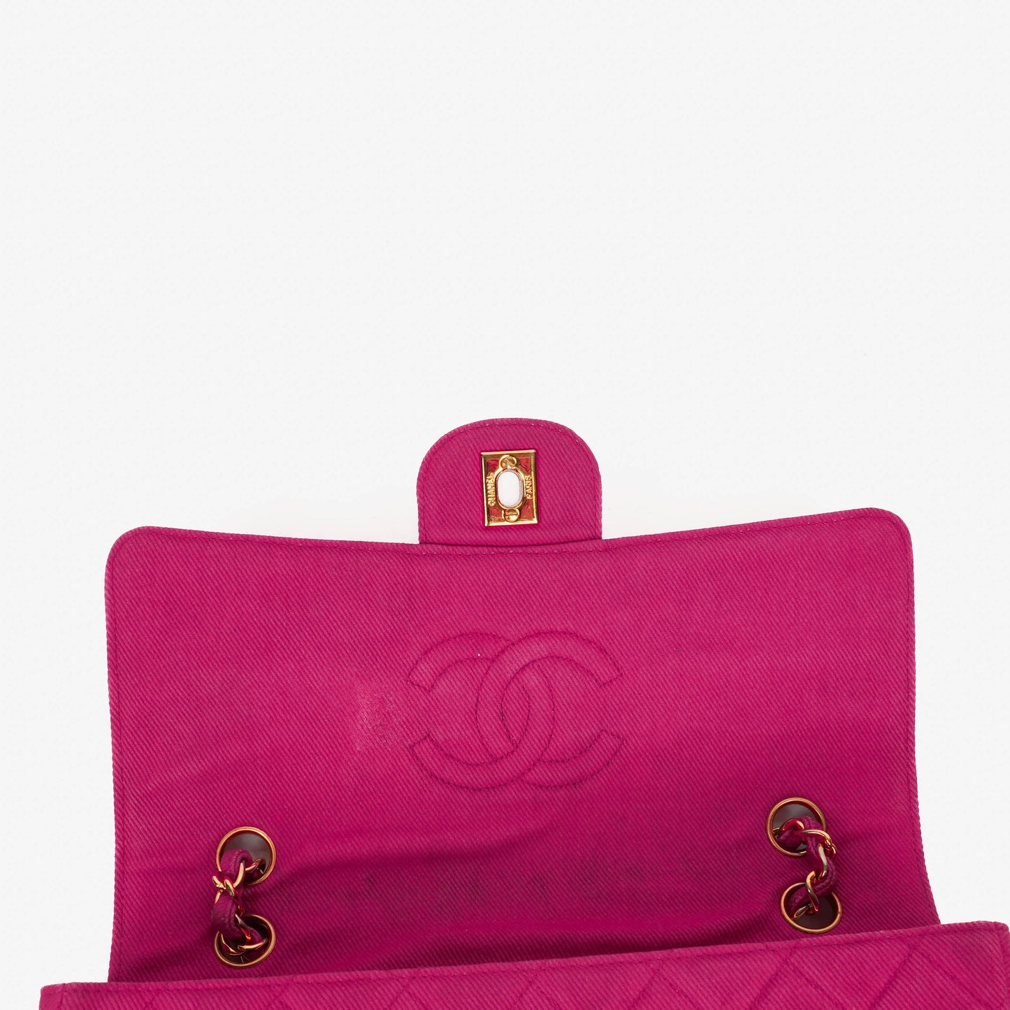 Chanel Canvas Single Flap Bag