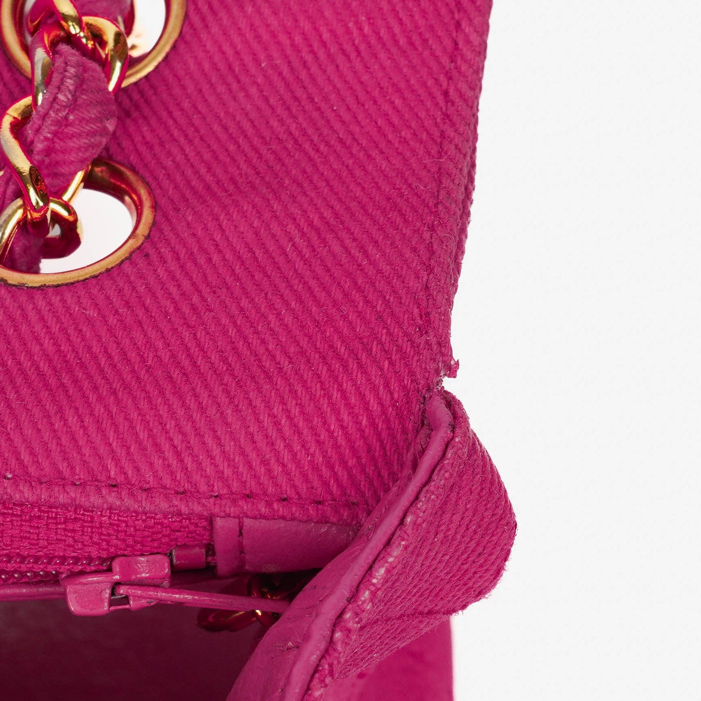 Chanel Canvas Single Flap Bag