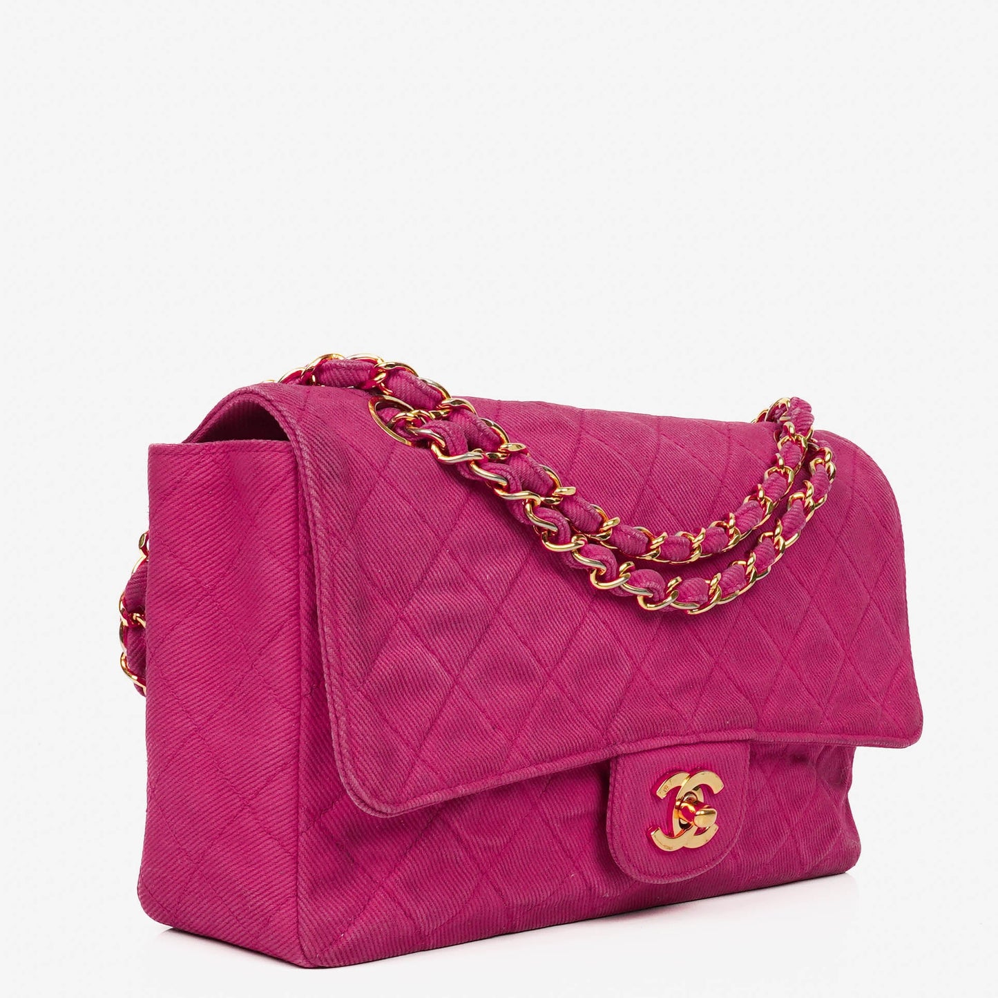 Chanel Canvas Single Flap Bag