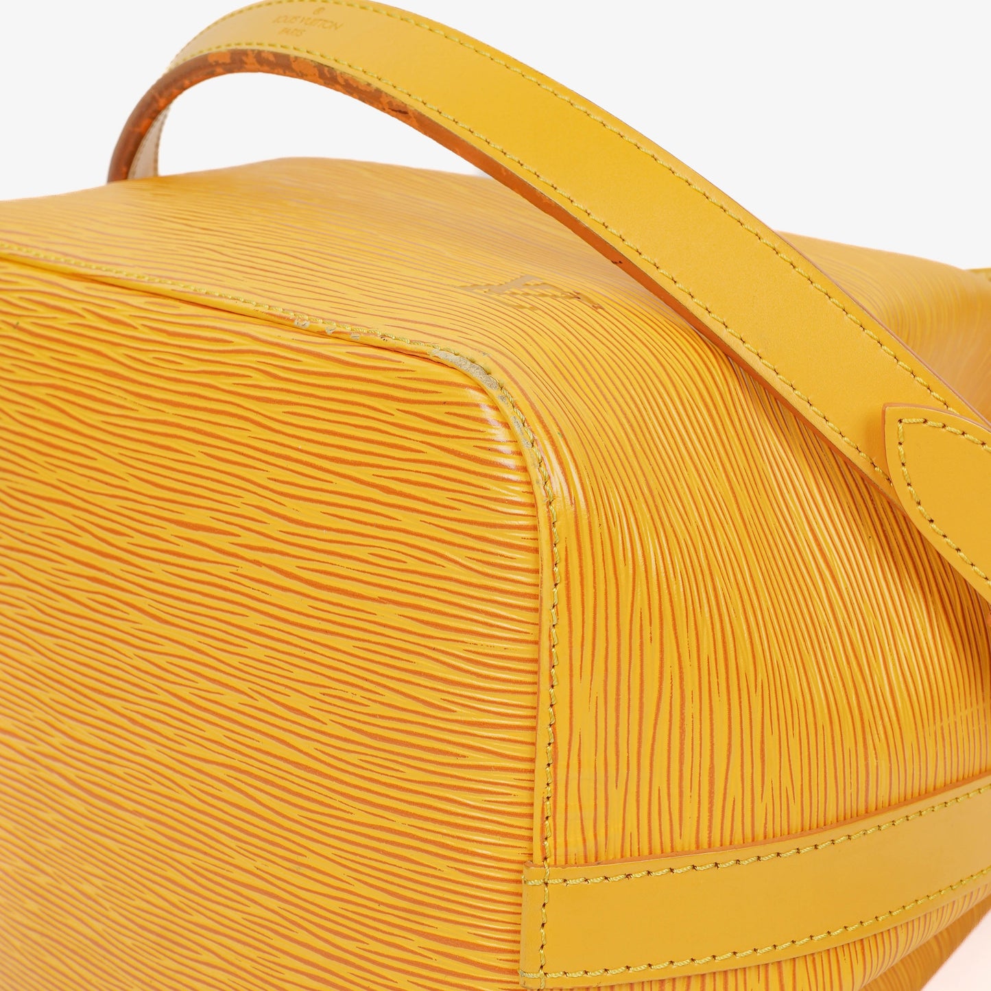 Louis Vuitton Petit Noe Yellow EPI Leather Shoulder Bag