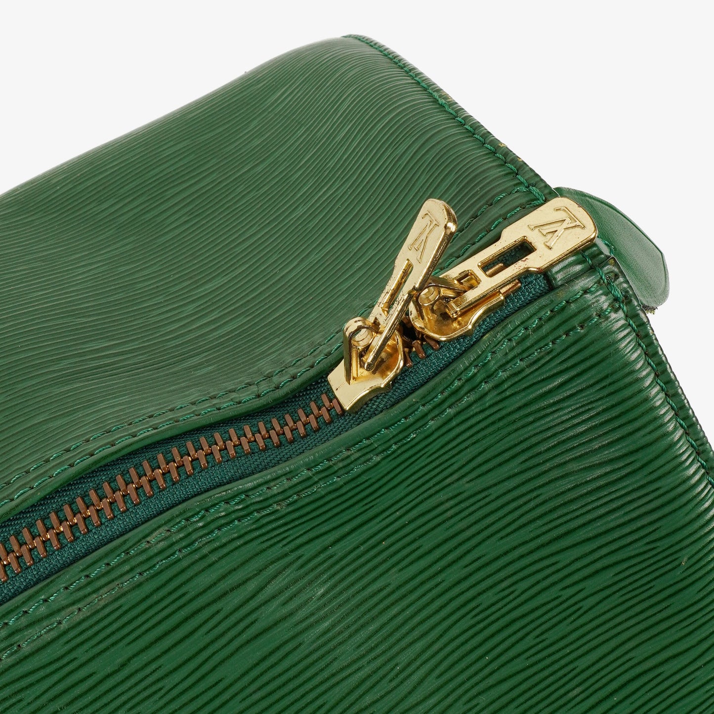 Louis Vuitton Keepall 55 Green EpI Leather Travel Bag
