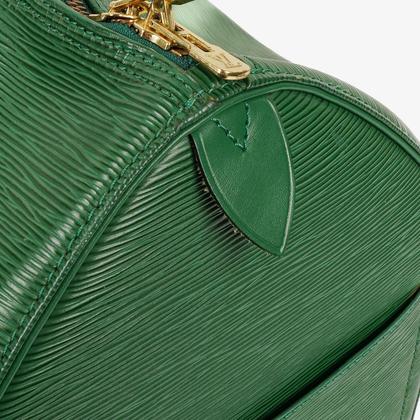 Louis Vuitton Keepall 55 Green EpI Leather Travel Bag