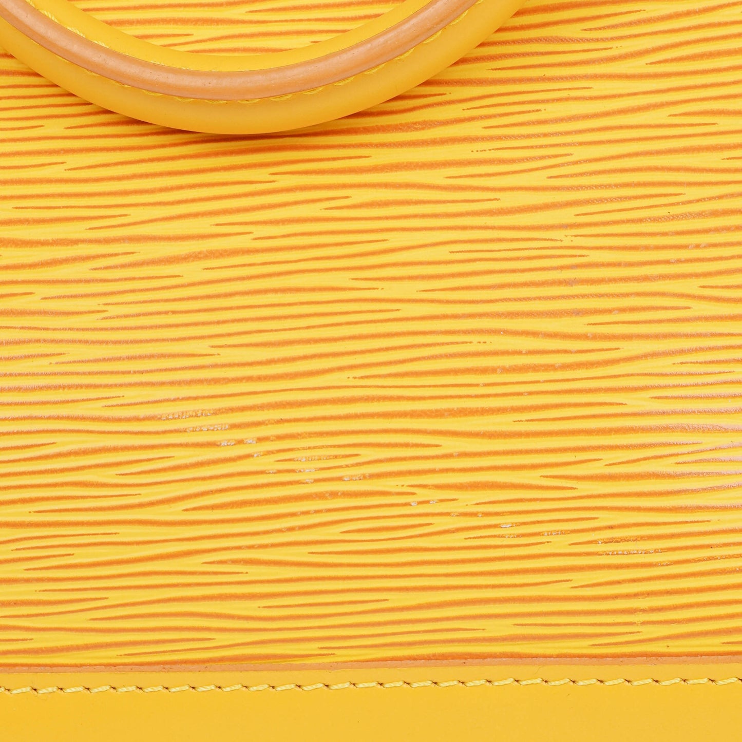 Louis Vuitton Alma PM Yellow Epi Leather Handbag