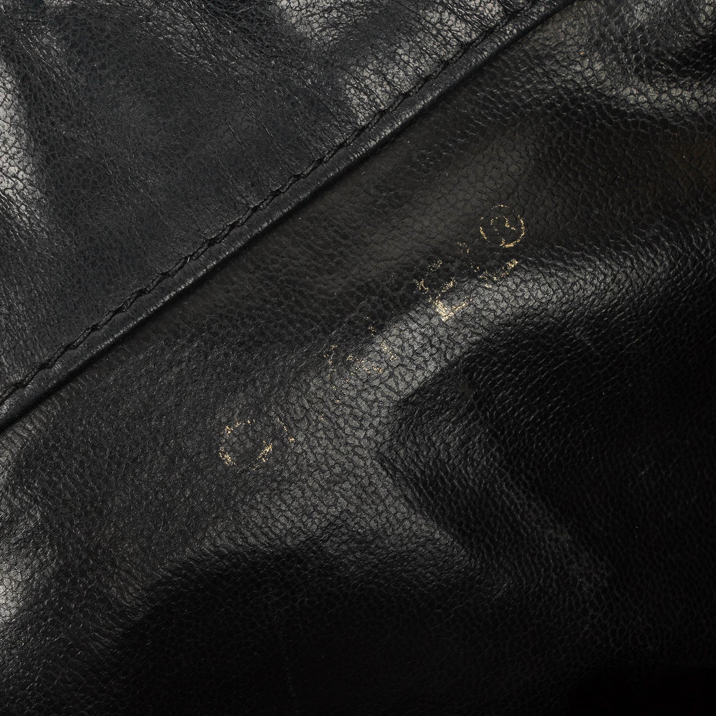 Chanel Black Quilted Leather Bucket Bag