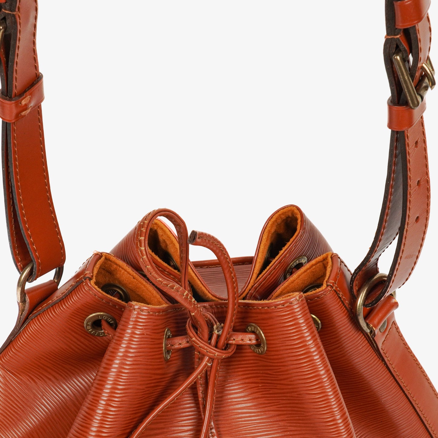 Louis Vuitton Petit Noe Brown EPI Leather Shoulder Bag
