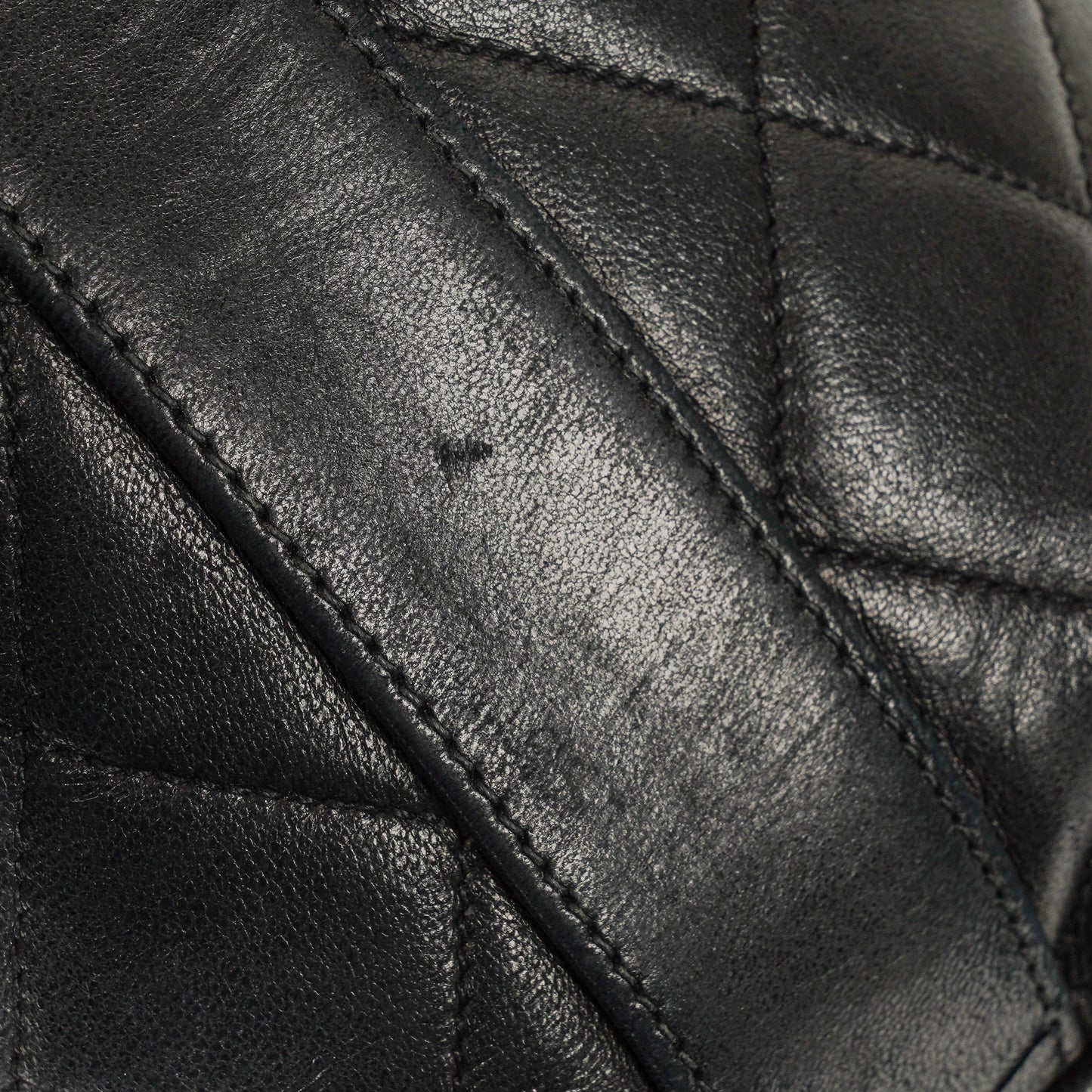 Chanel Black Quilted Leather Bucket Bag