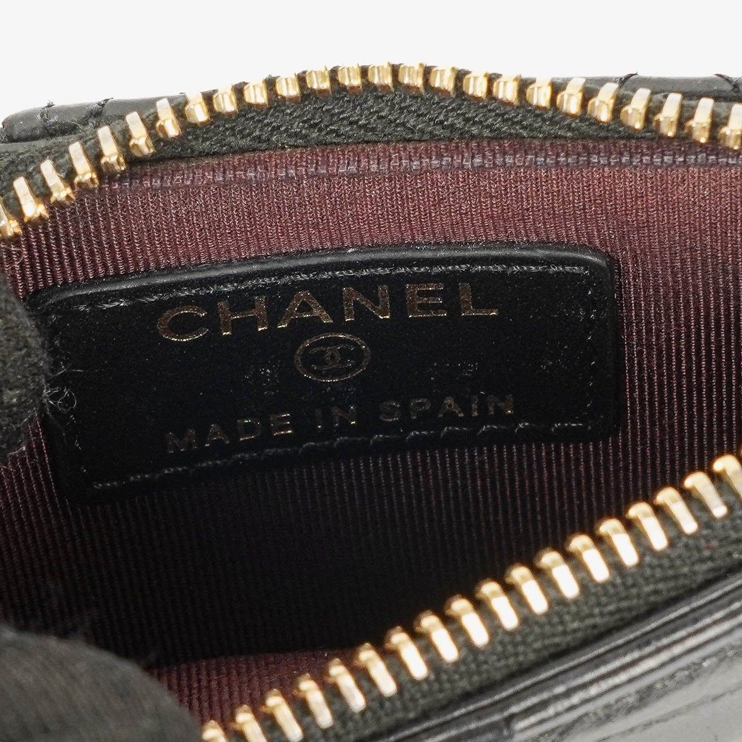 Chanel Black Quilted Leather Coin Purse