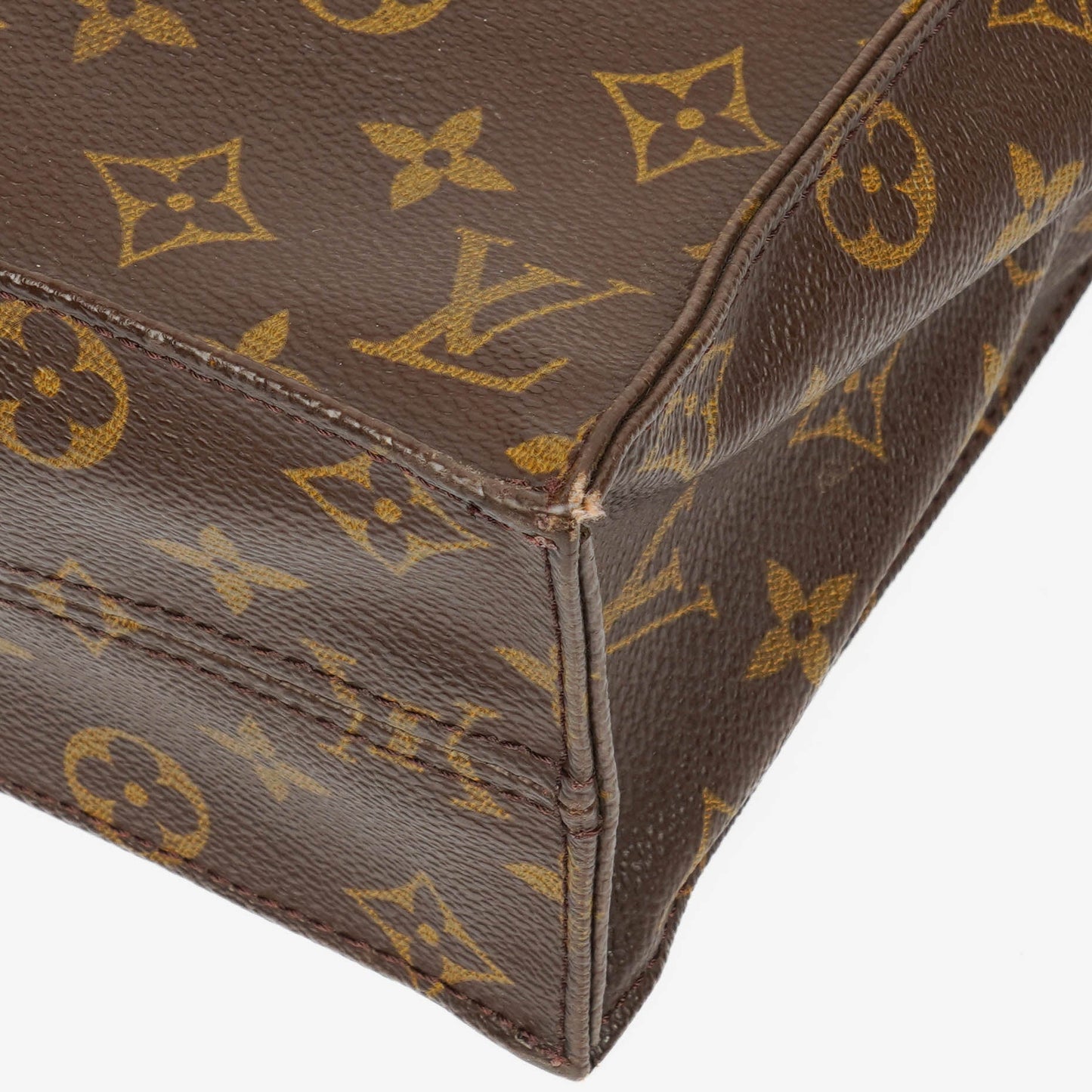 Louis Vuitton Sac Plat Monogram Canvas Bag