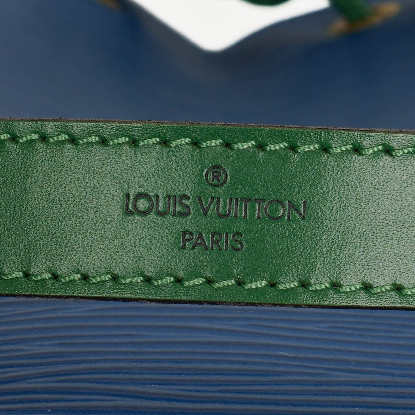 Louis Vuitton Noe Grande GM Bi-Colour Blue/Green Epi Leather Shoulder Bag