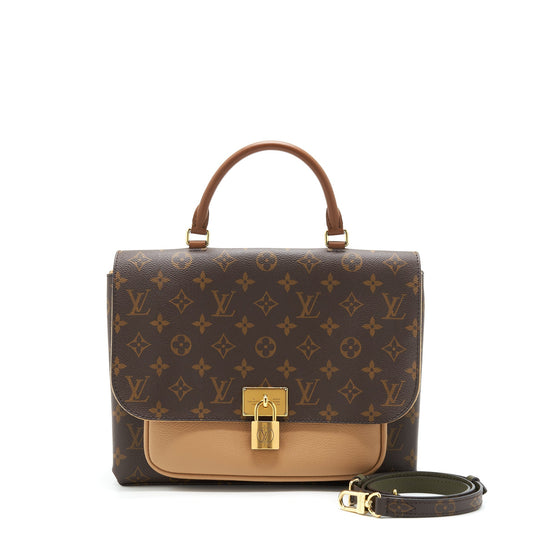 Louis Vuitton Marignan Top Handle Bag Sesame Monogram Canvas GHW
