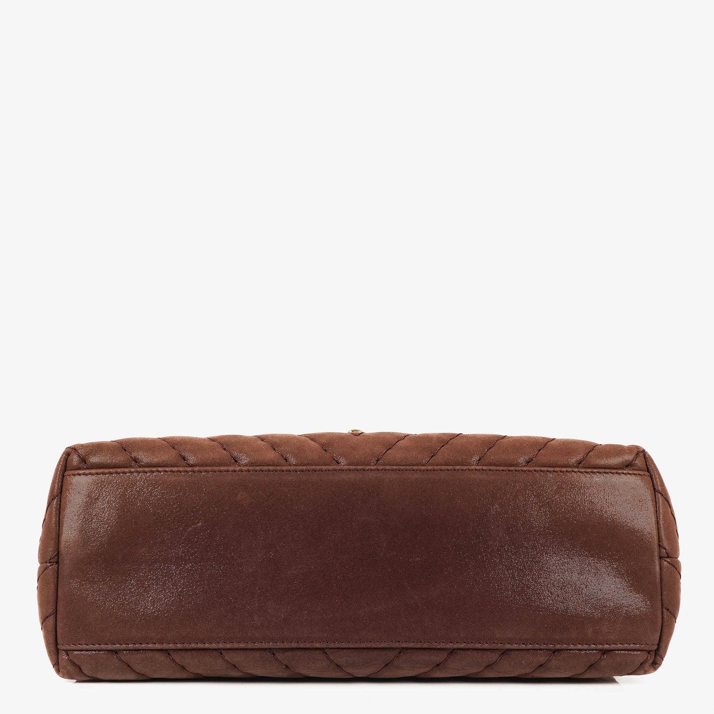 Chanel Surpique Chevron Iridescent Calfskin Flap Bag