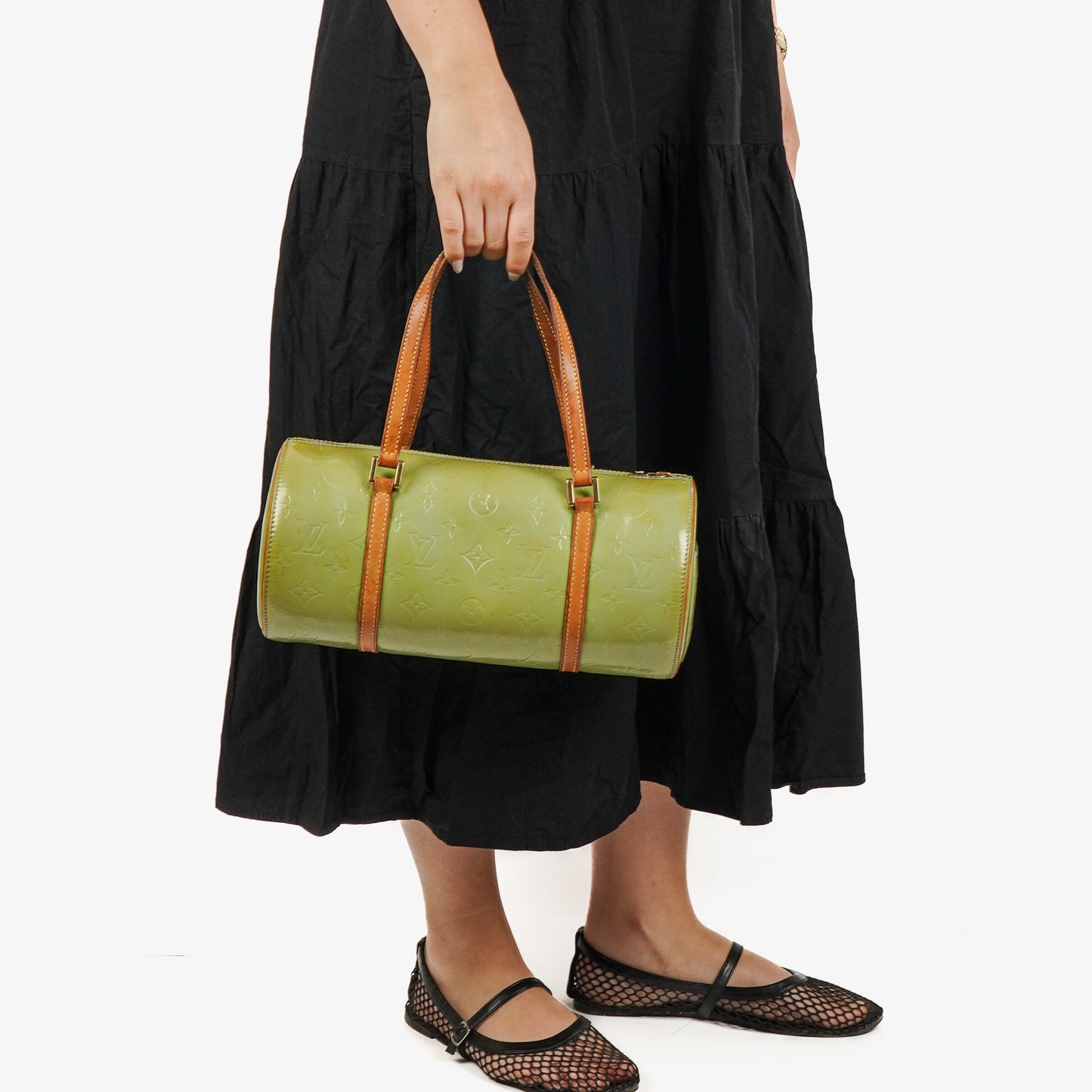 Louis Vuitton Papillon 30 Bedford Monogram Vernis Leather Bag