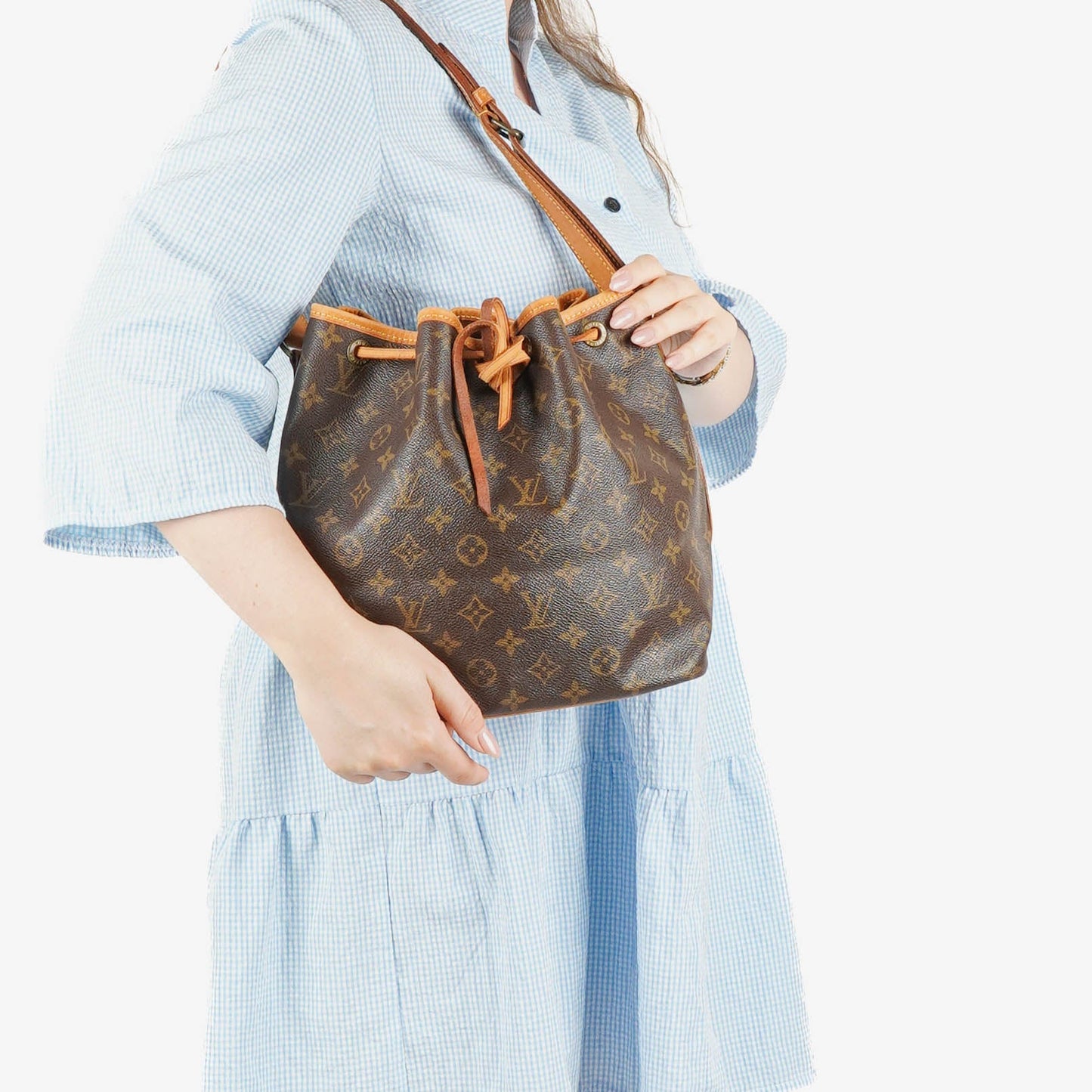 Louis Vuitton Petit Noe Monogram Canvas Shoulder Bag