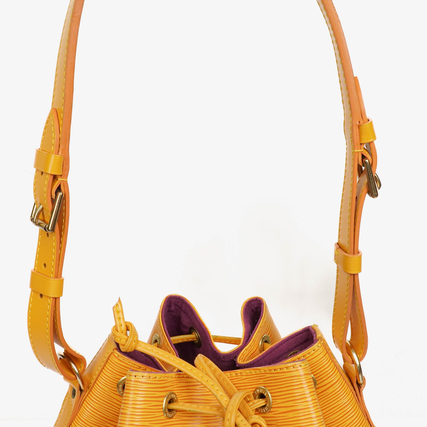 Louis Vuitton Noe Grande GM Yellow Epi Leather Shoulder Bag