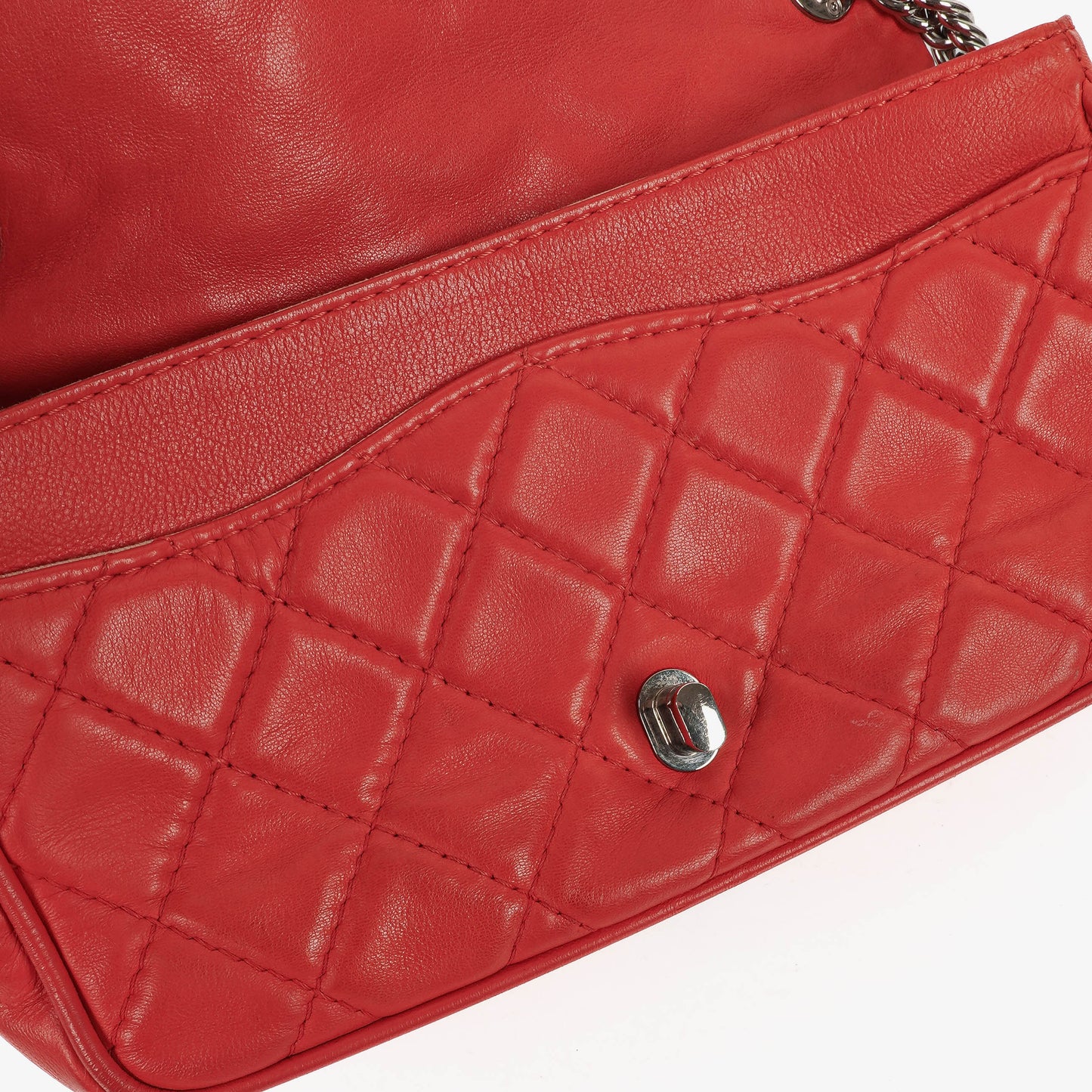Chanel Icons Secret Label Quilted Calfskin Flap Bag With Silver - Tone Hardware