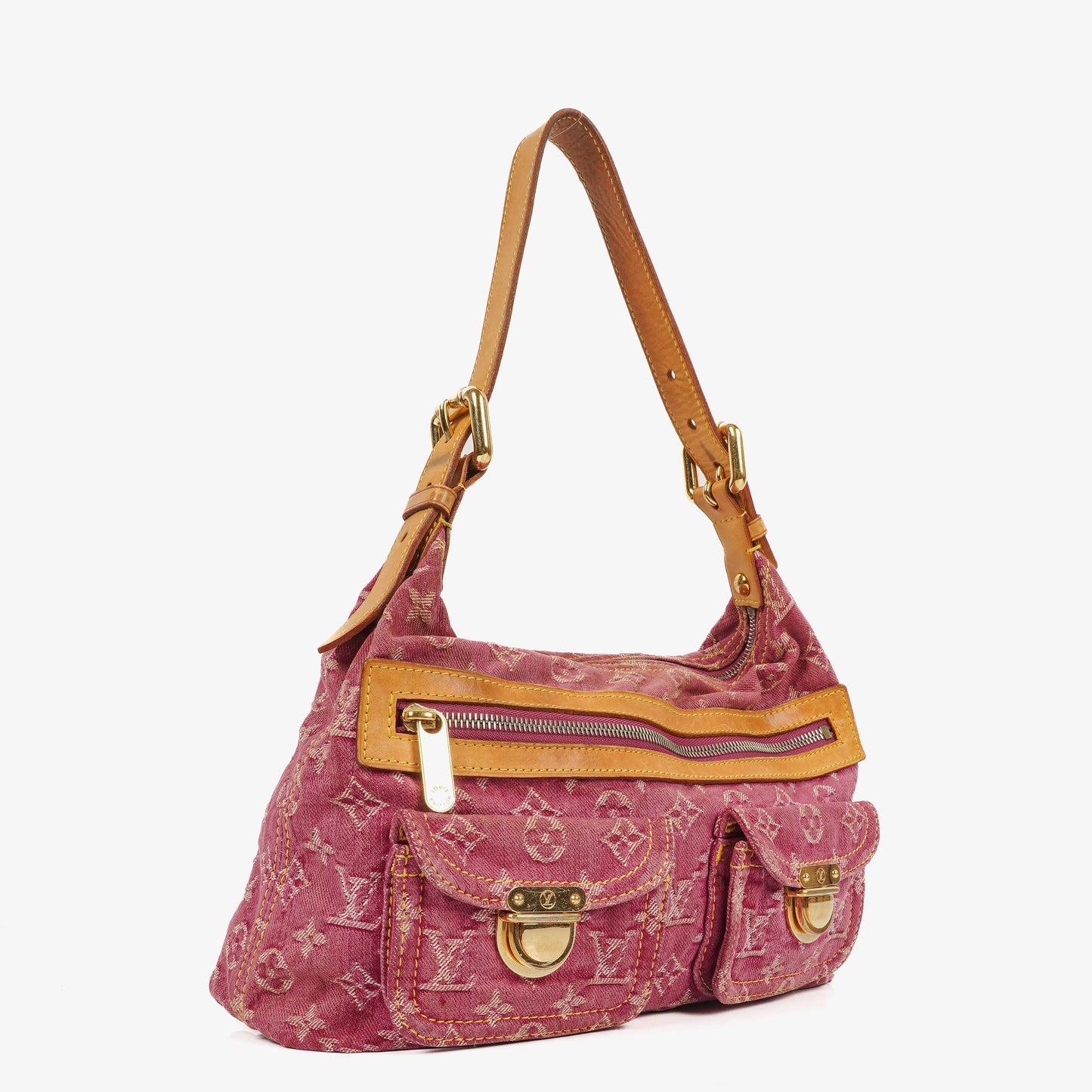 Louis Vuitton Baggy PM Monogram Denim Shoulder Bag