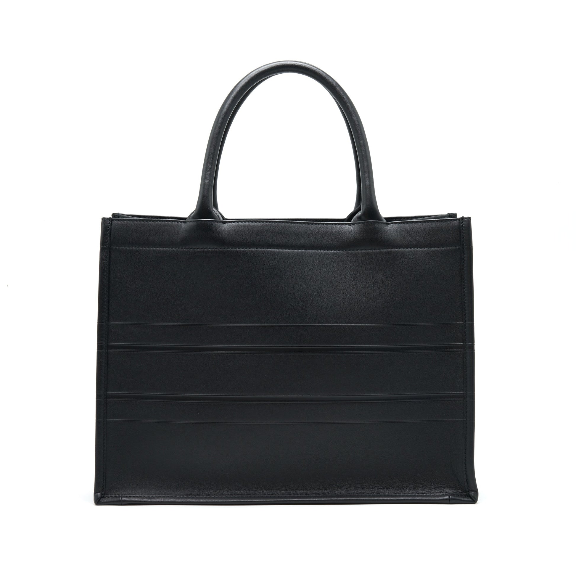 Dior Small Leather Book Tote black